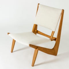 Fauteuil de salon moderne du milieu du siècle dernier de Bertil W. Behrman, Suède, années 1950