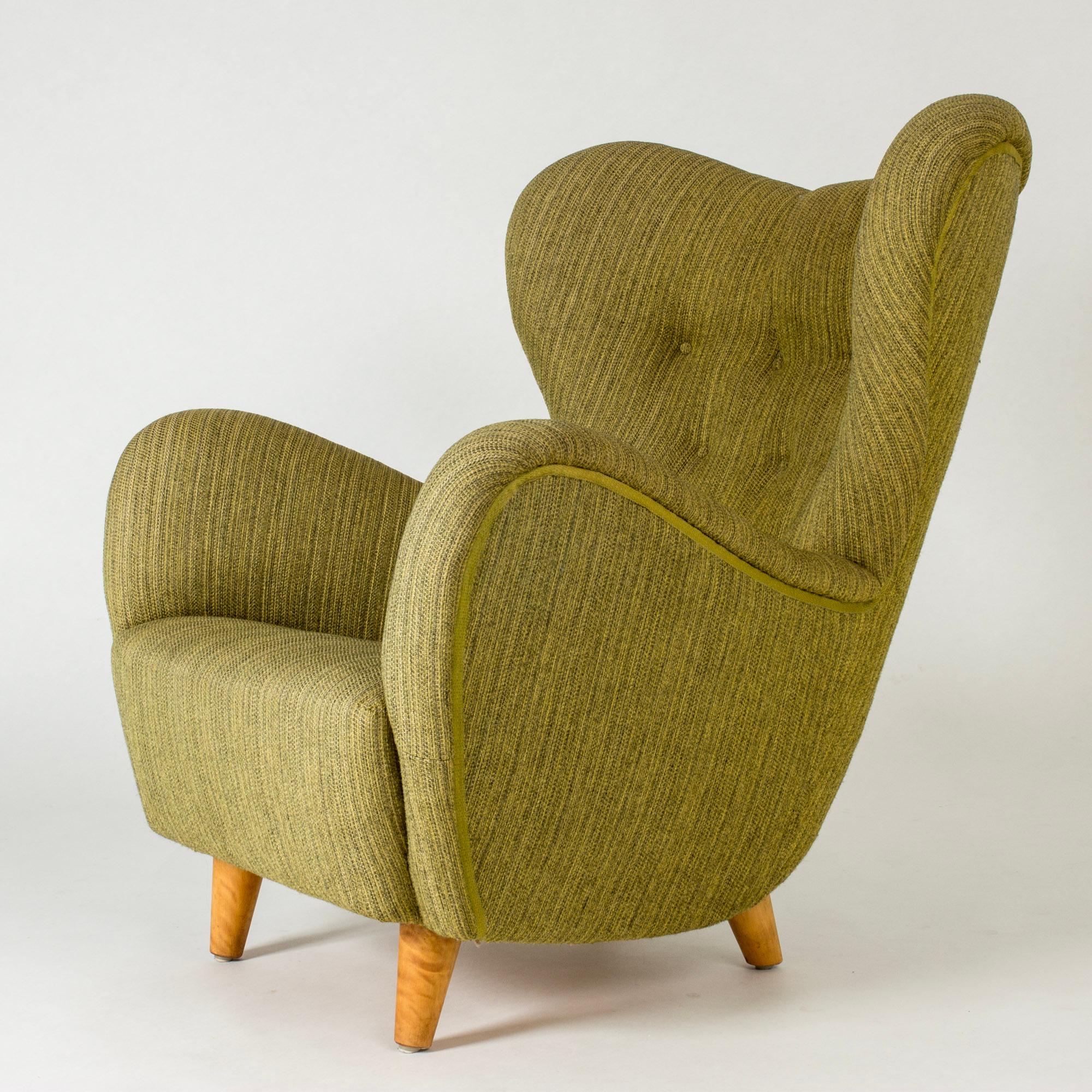 Scandinavian Modern Midcentury Modern Lounge Chair by Otto Schulz, Boet, Sweden, 1950s