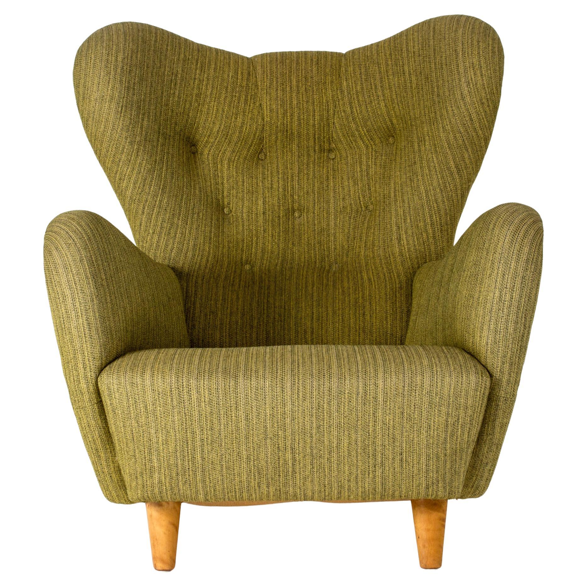 Midcentury Modern Lounge Chair by Otto Schulz, Boet, Sweden, 1950s