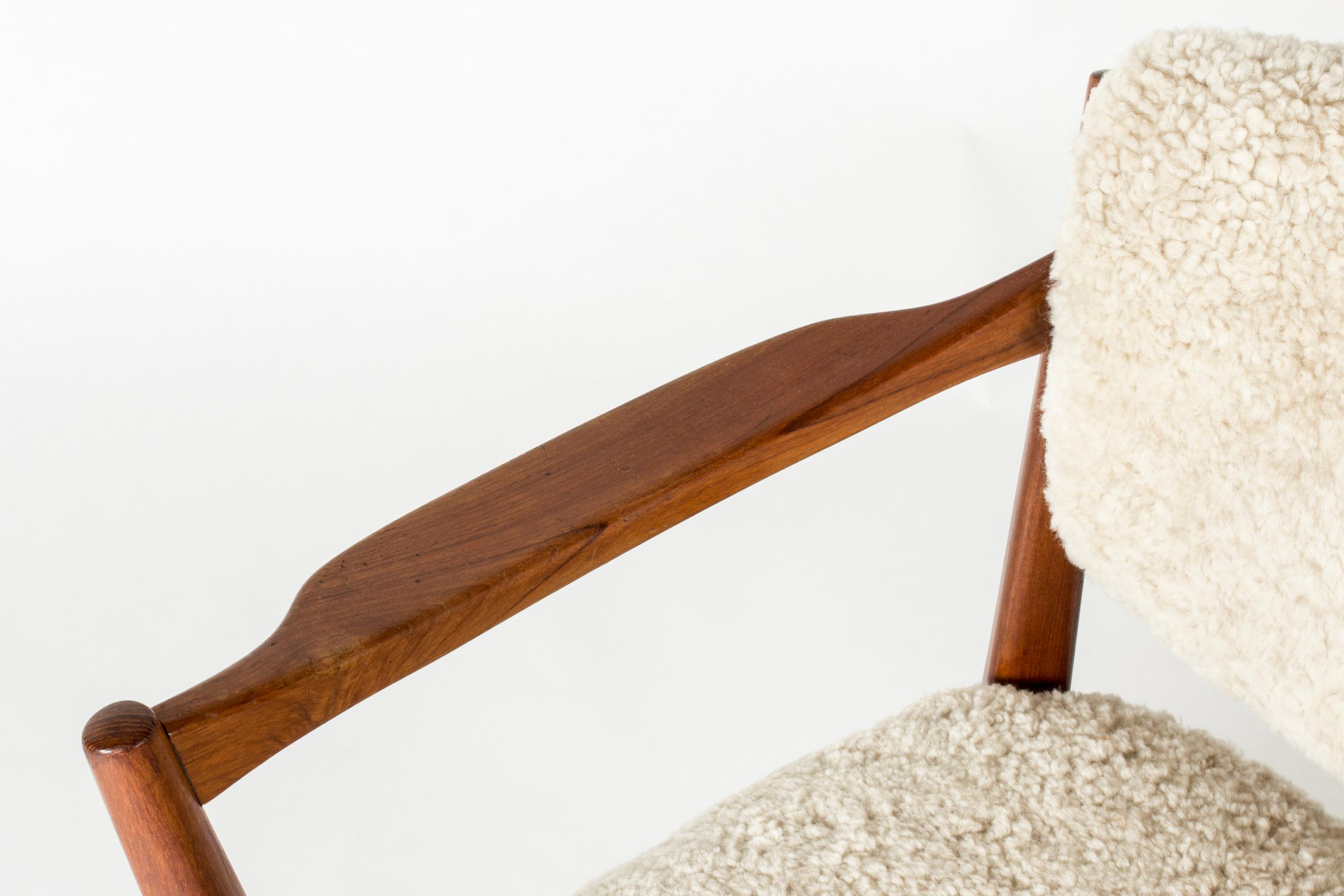 Mid-20th Century Midcentury Modern Lounge Chairs by Fredrik Kayser, Norway, 1950s For Sale