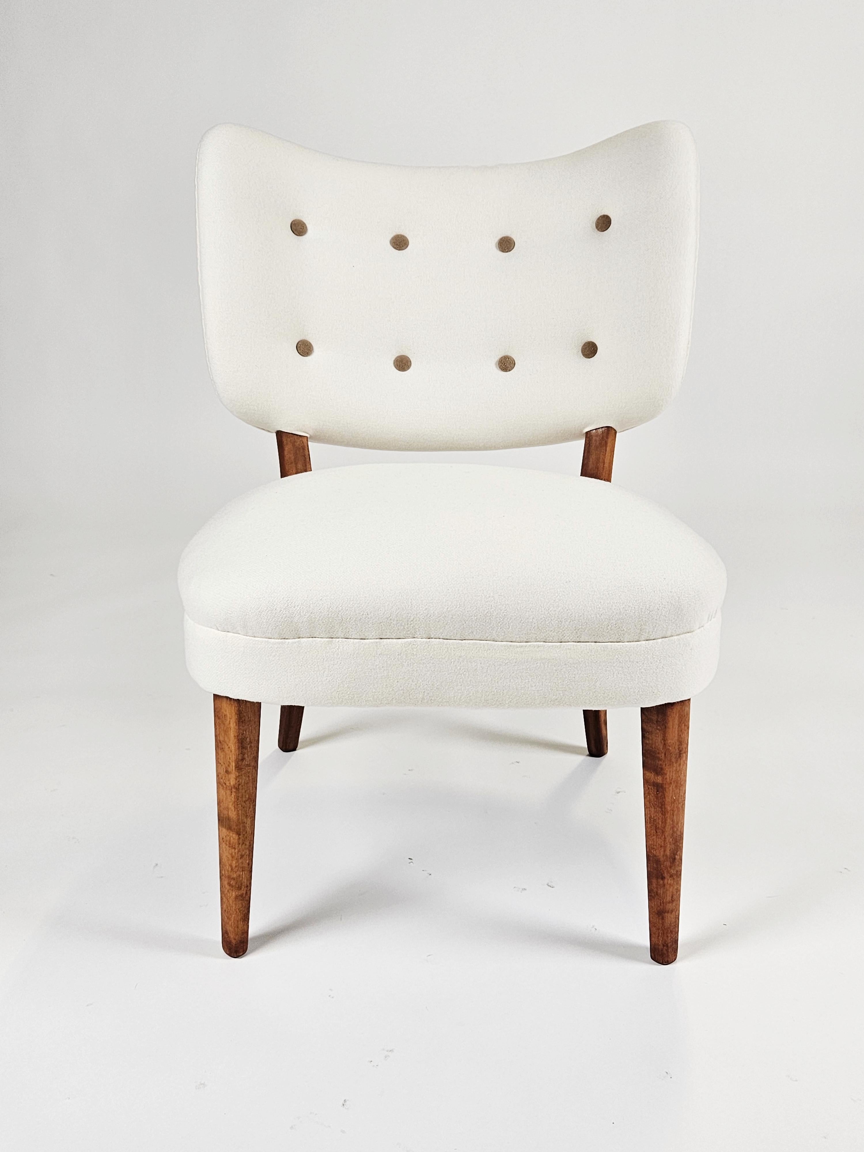 Midcentury modern lounge chairs by Otto Schulz, BOET, Sweden, 1940s In Good Condition In Eskilstuna, SE