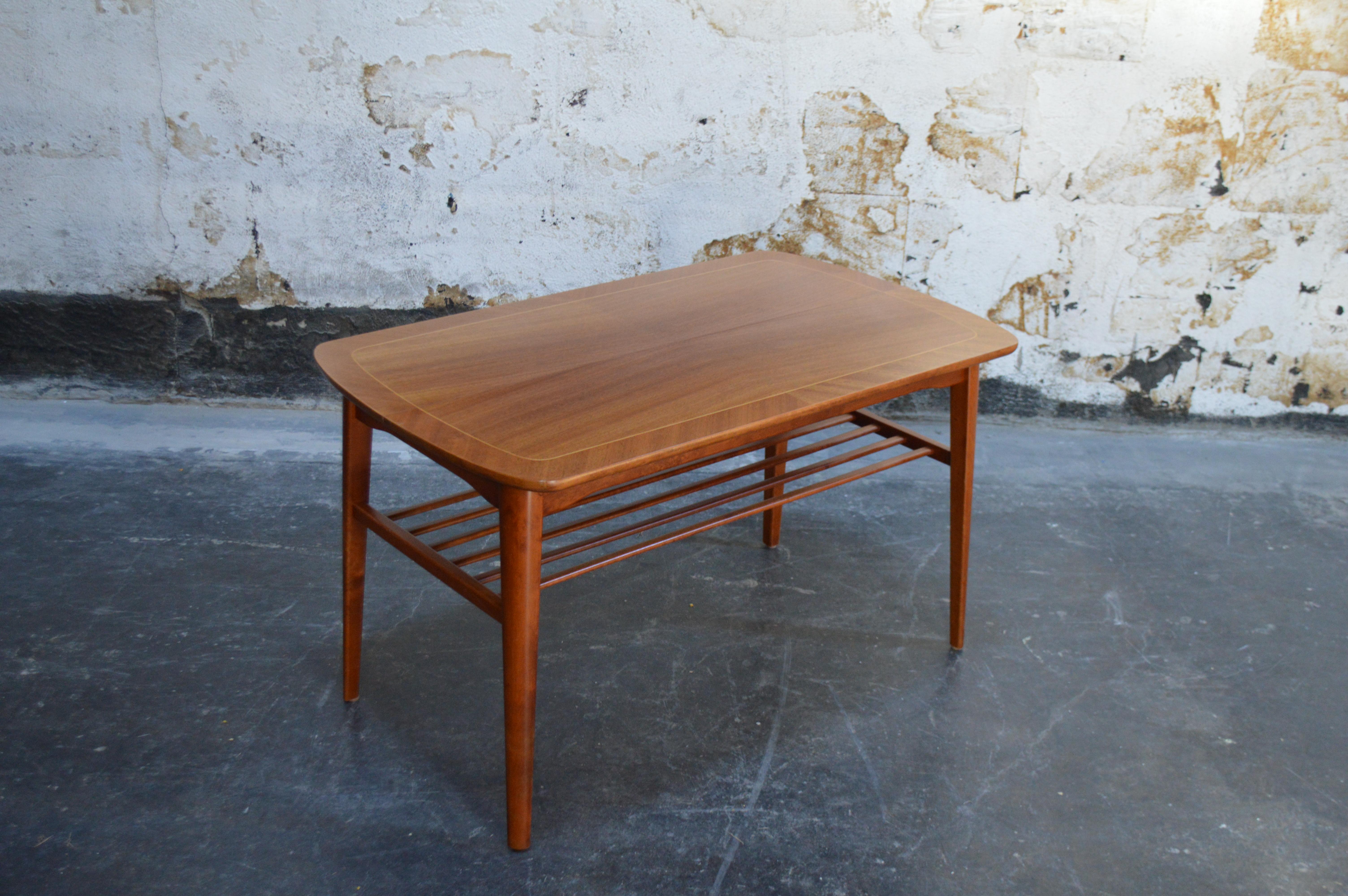 Mid-Century Modern Mahogany Coffee Table for Tingströms For Sale 5