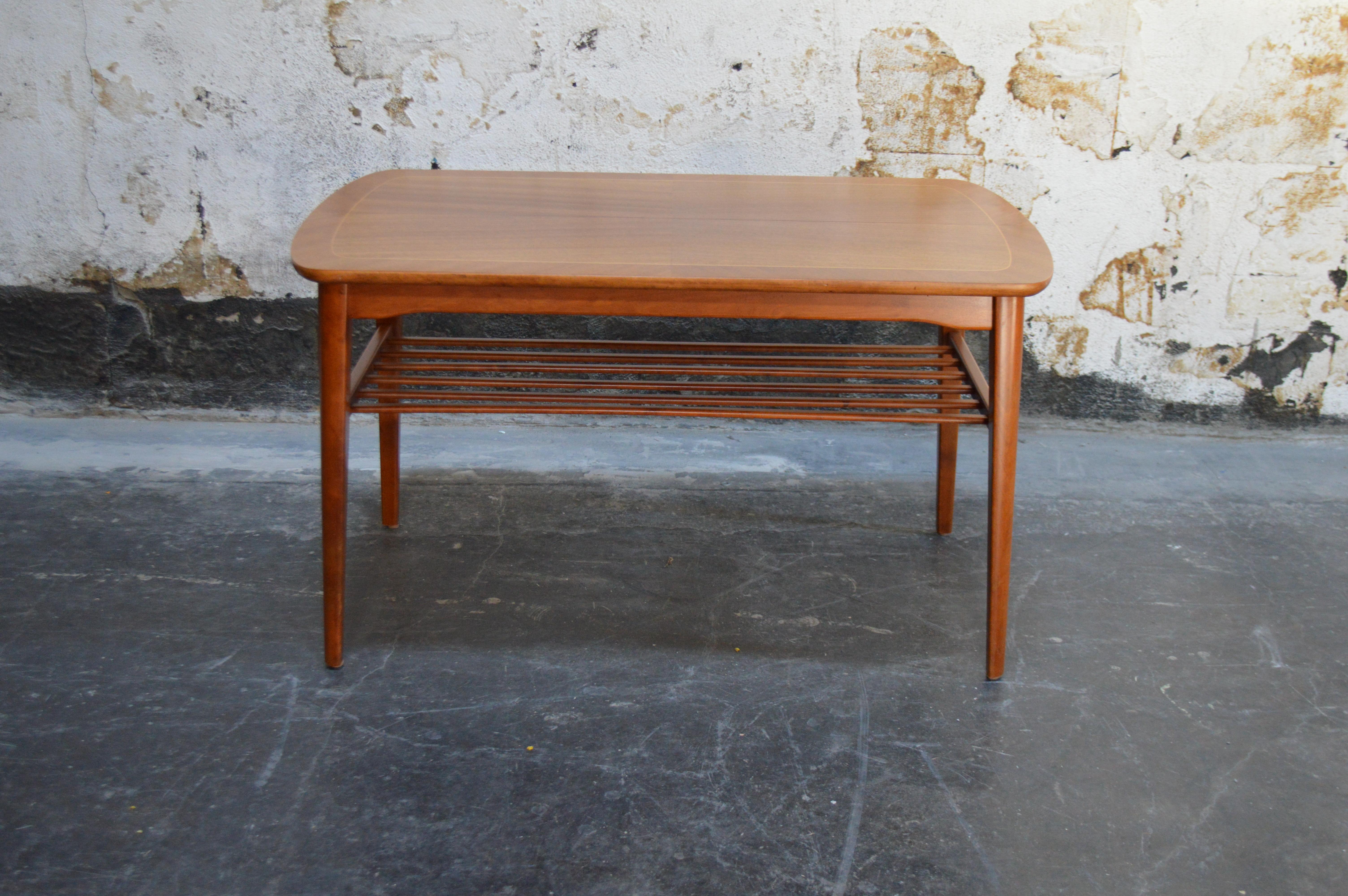 Swedish Mid-Century Modern Mahogany Coffee Table for Tingströms For Sale