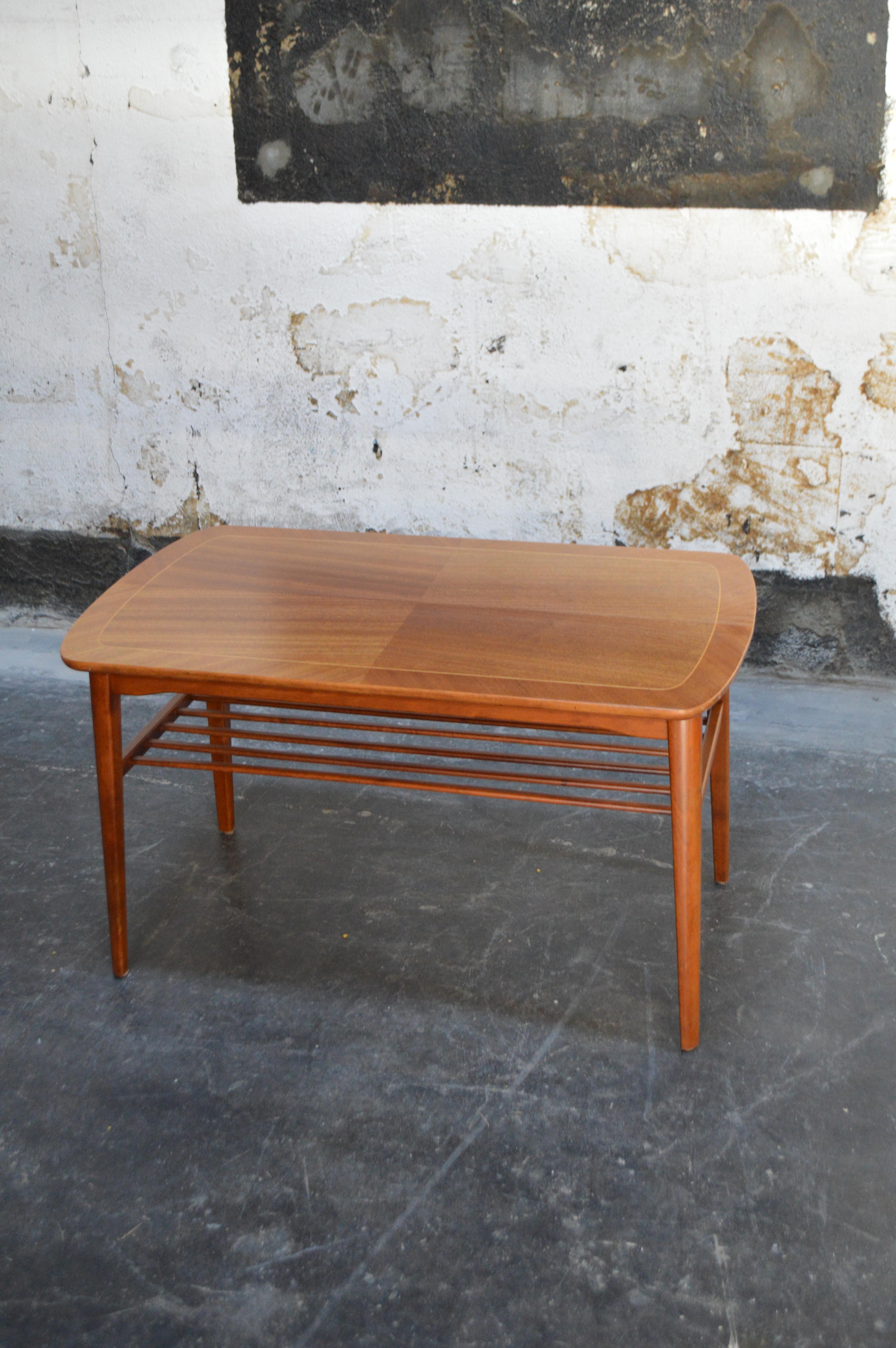 Mid-Century Modern Mahogany Coffee Table for Tingströms For Sale 4