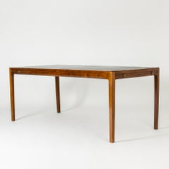 Moderner Mahagoni-Schreibtisch aus der Mitte des Jahrhunderts von Ole Wanscher, A. J. Iversen, Dänemark, 1950er Jahre