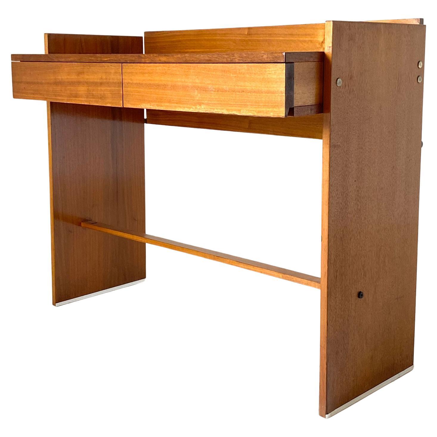 Midcentury Modern MIM Roma Walnut Desk, Italy 1970s