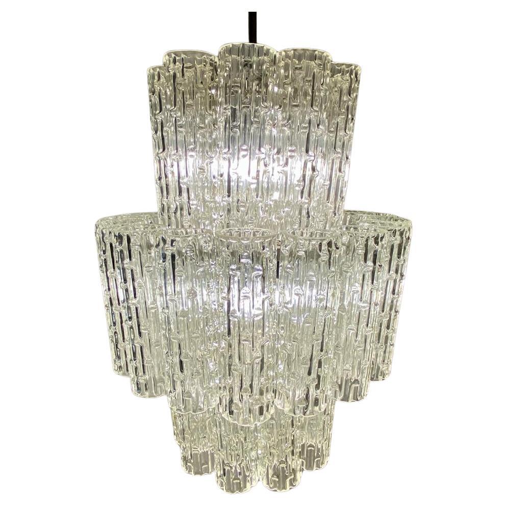 Lampadario di Murano della metà del secolo scorso, Toni Zuccheri per Venini, Italia 1960 in vendita 2