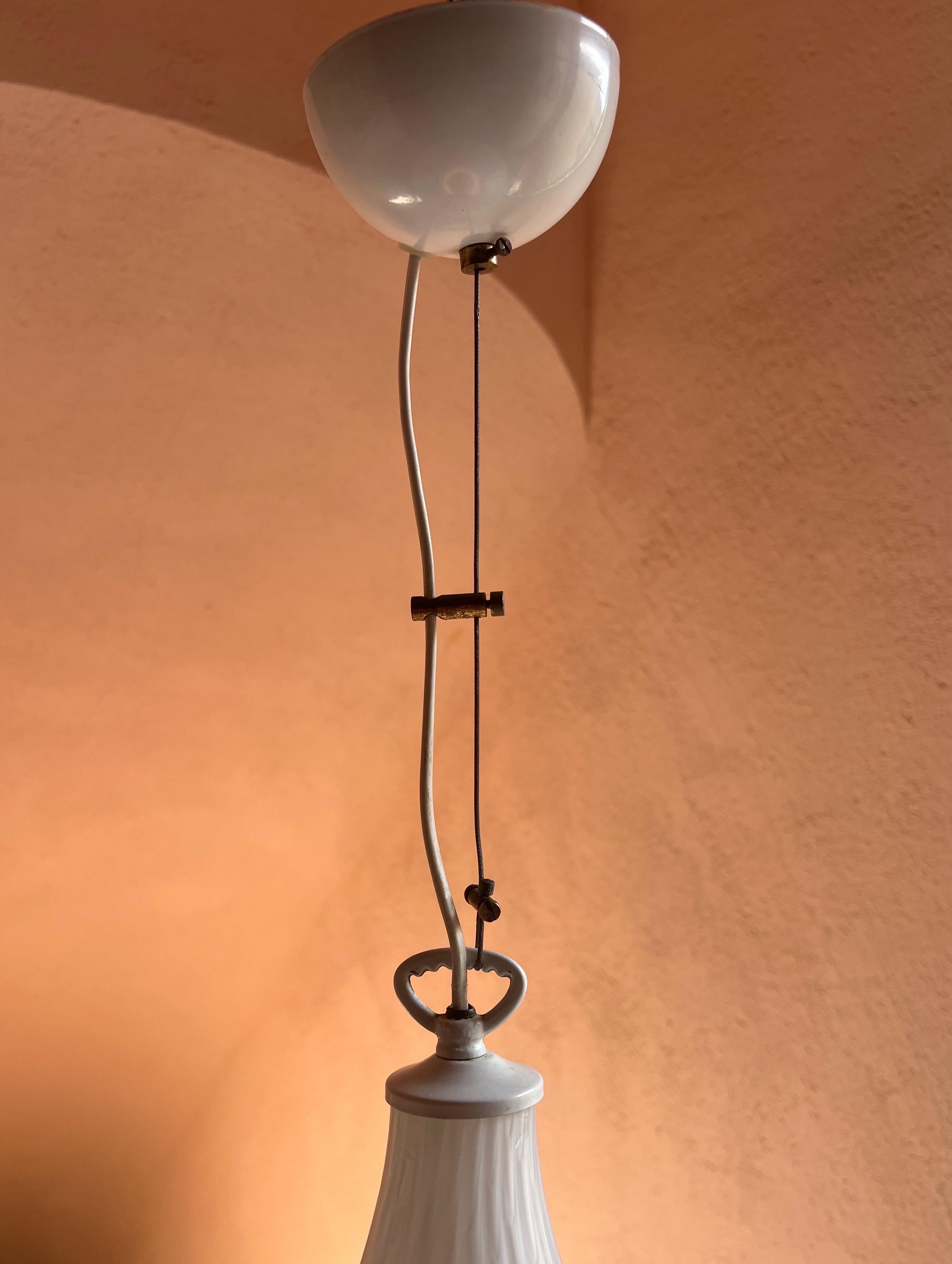 Lampada a sospensione in vetro di Murano del periodo medio moderno, anni '70 - Italia in vendita 1