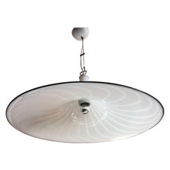midcentury modern Murano glass pendant light 1970s Italy