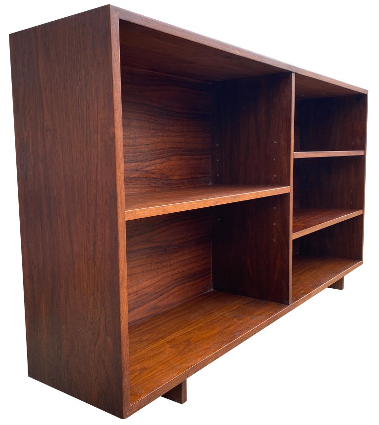 MidCentury Modern Nakashima Style Single Bookcase Walnut American