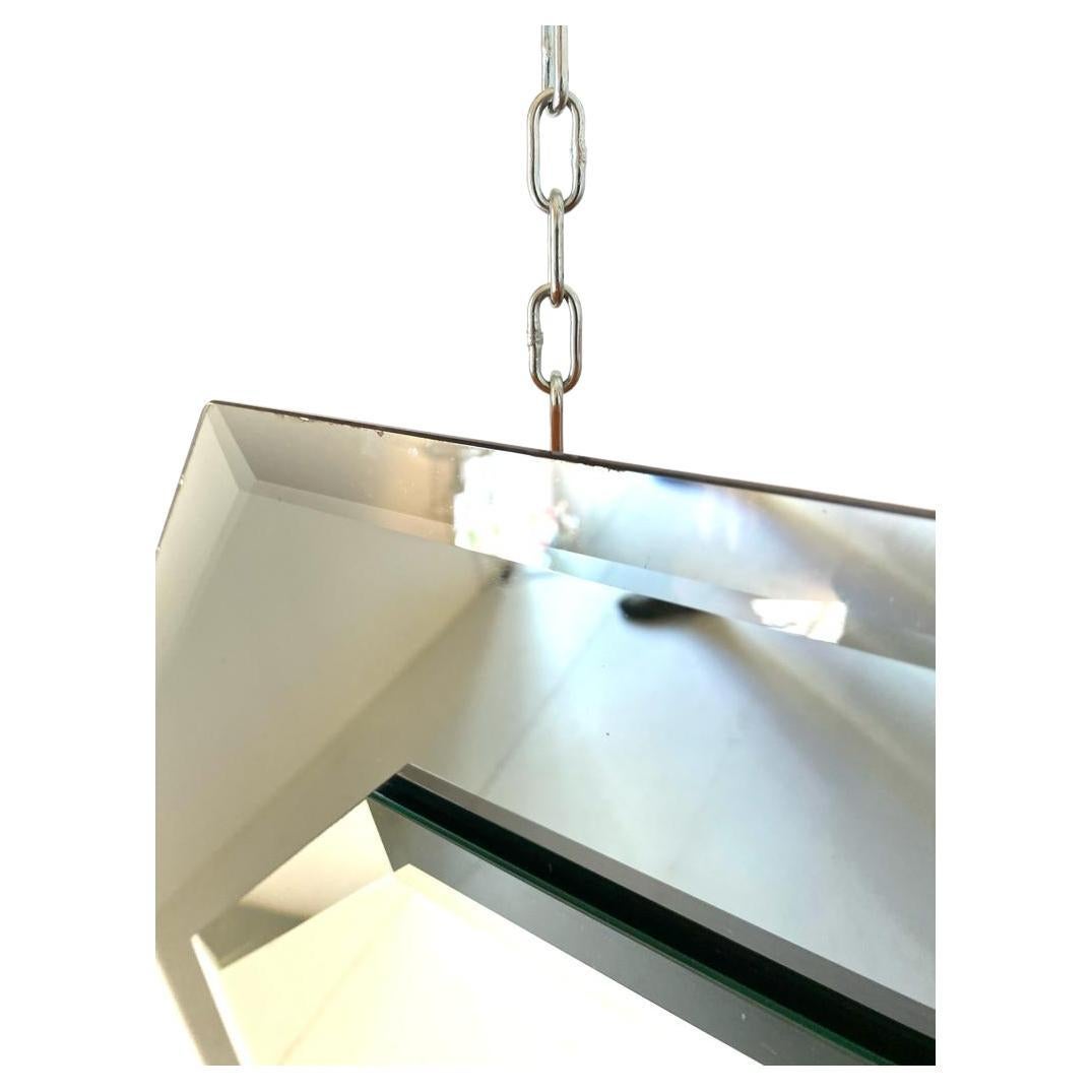 italien Miroir octogonal biseauté, Italie, années 1960 en vente
