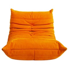 Midcentury Modern Orange MiniTogo Chair by Michel Ducaroy for Ligne Roset France