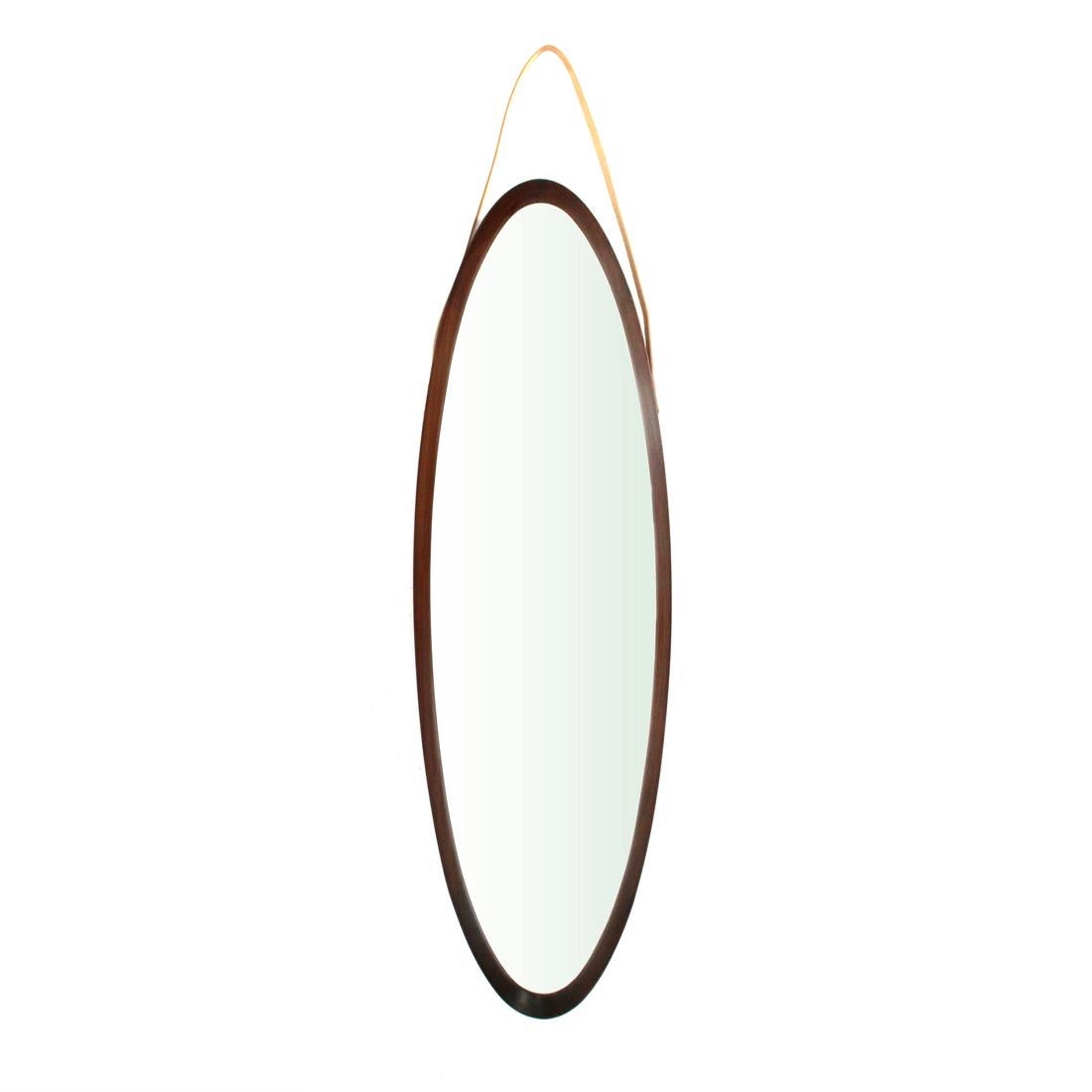 Mid-Century Modern Midcentury Modern Oval Frame Mirror, 1960s