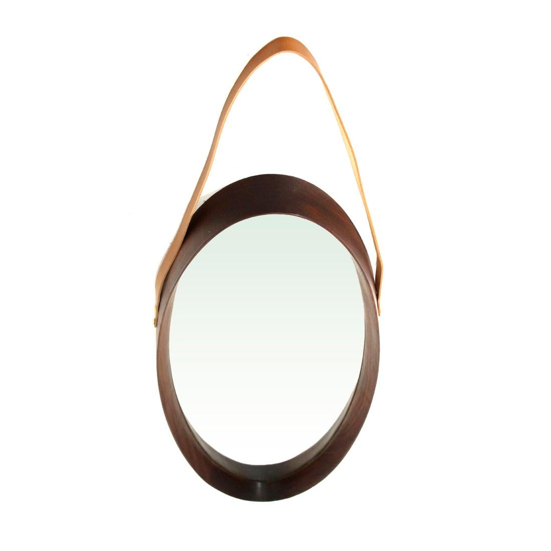 Midcentury Modern Oval Frame Mirror, 1960s In Good Condition In Savona, IT