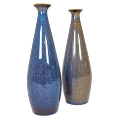 Modernes Paar Vasen aus der Mitte des Jahrhunderts von Carl Harry Stlhane, Rrstrand Schweden 1950er Jahre