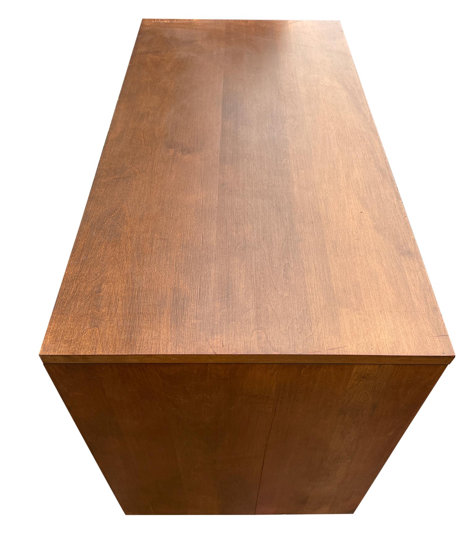 Mid-Century Modern Midcentury Modern Paul McCobb 3-Drawer Dresser #1508 Walnut Finish Pull Handles For Sale