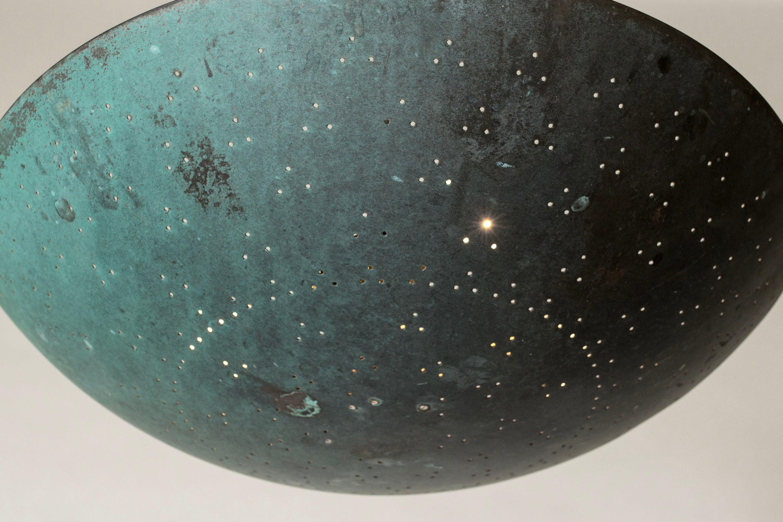 Mid-20th Century Midcentury Modern pendant attributed to Paavo Tynell, Norway, 1950s For Sale