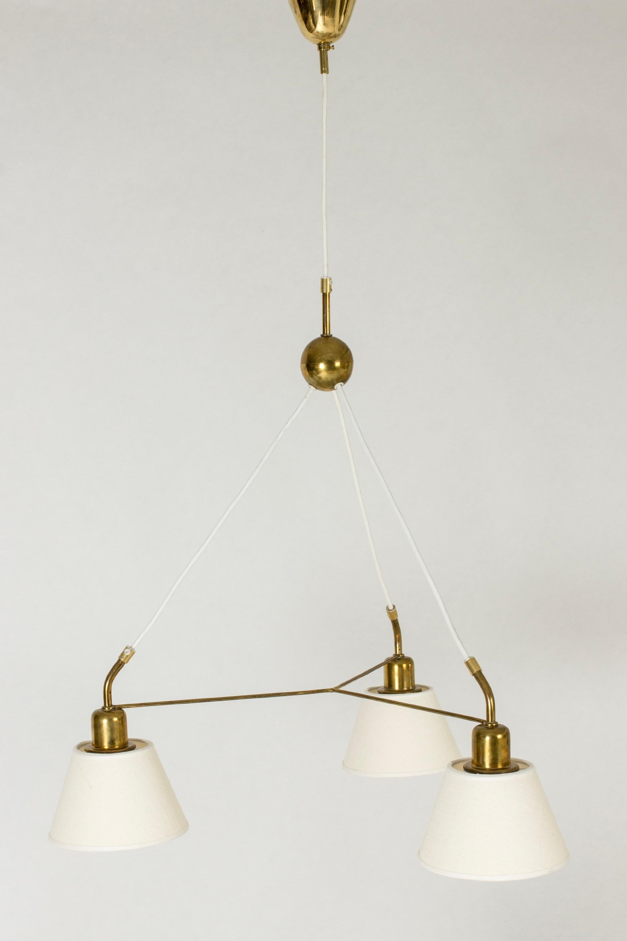 Midcentury Modern Pendant Light by Josef Frank, Svenskt Tenn, Sweden, 1950s In Good Condition For Sale In Stockholm, SE