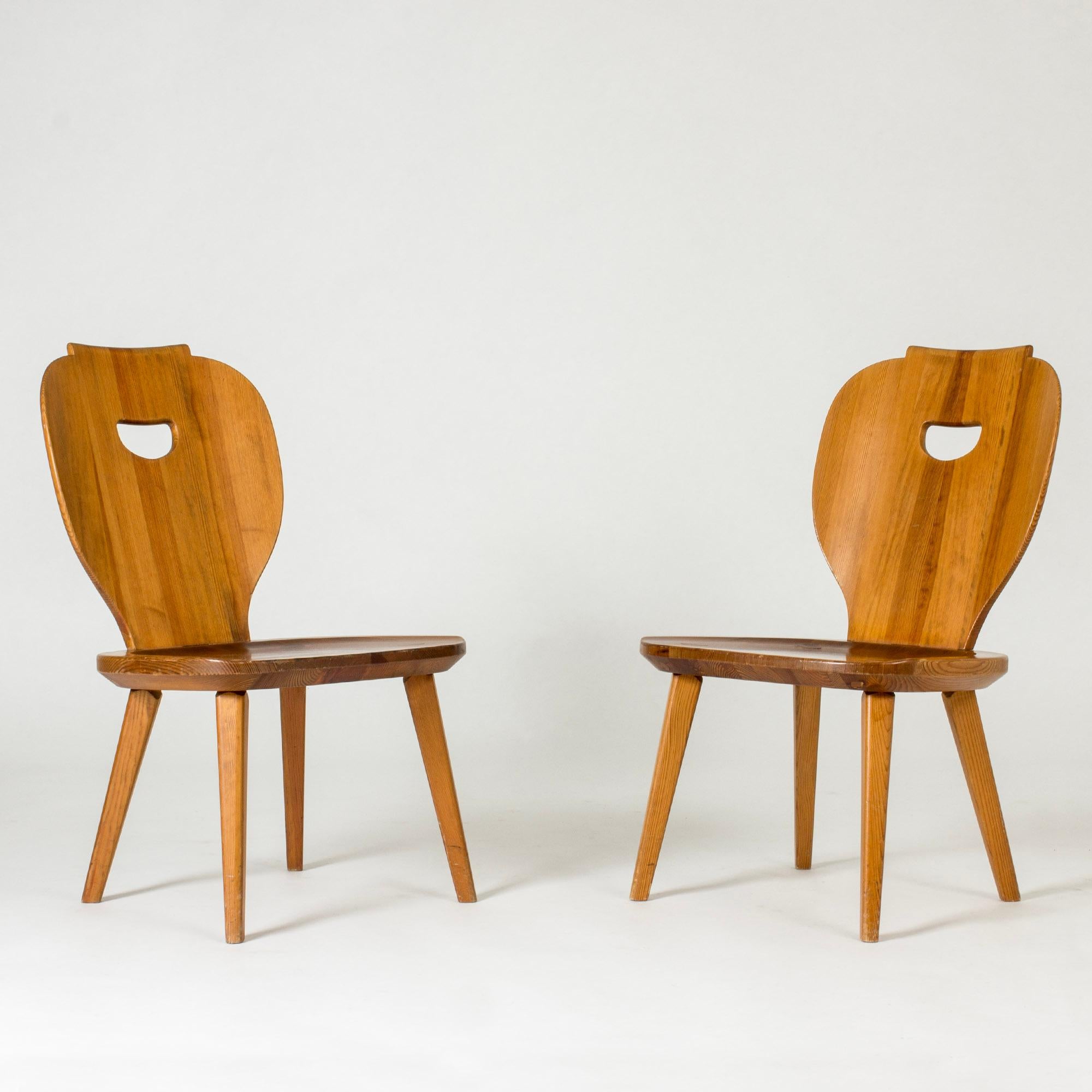 Mid-20th Century Midcentury Modern Pine Side Chair by Carl Malmsten, Svensk Fur, Sweden, 1940s For Sale