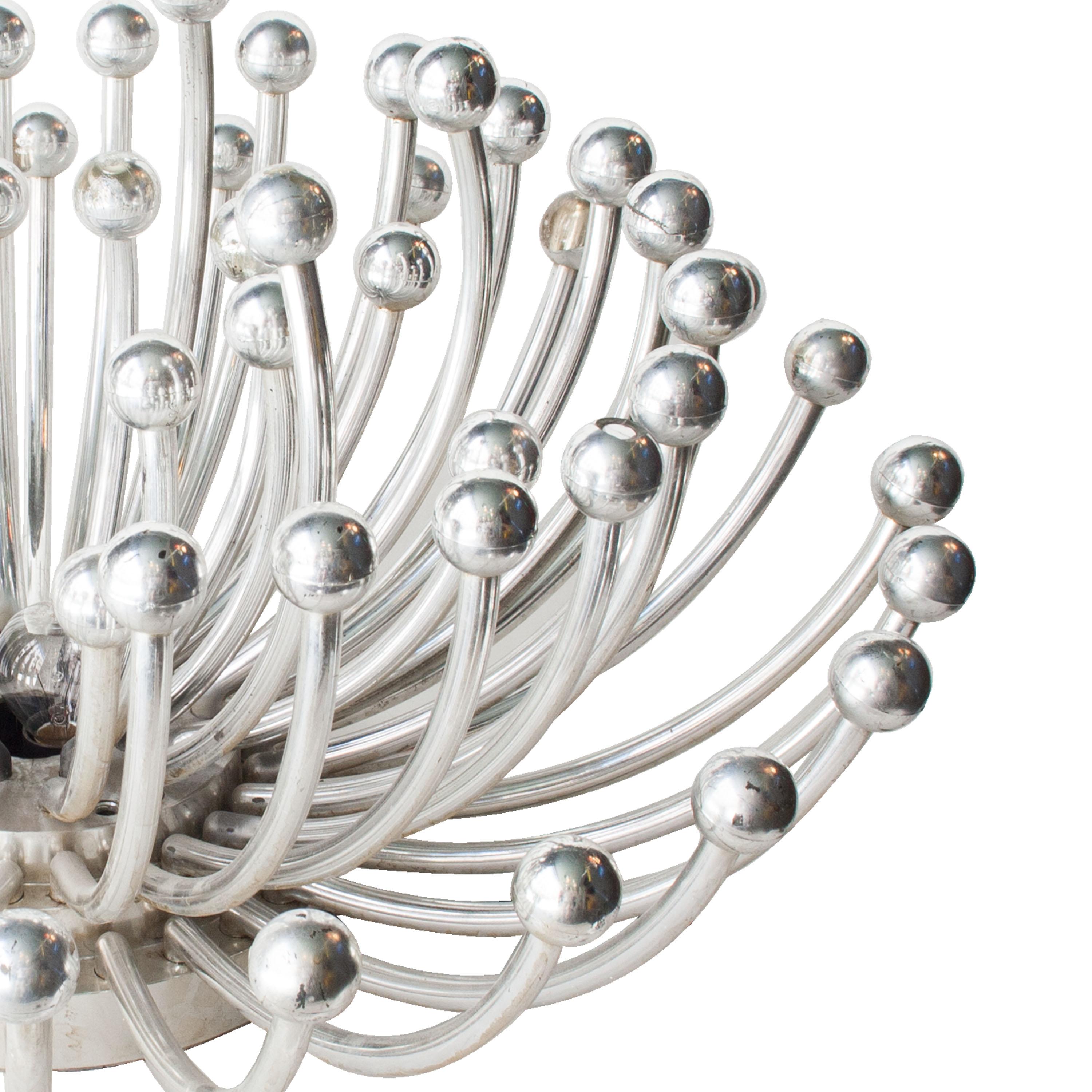Mid-Century Modern Pistillo Chrome Lamp by Valenti, Italy, 1970 In Good Condition In Madrid, ES