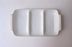 Midcentury Modern Porzellan Servierplatte Tablett