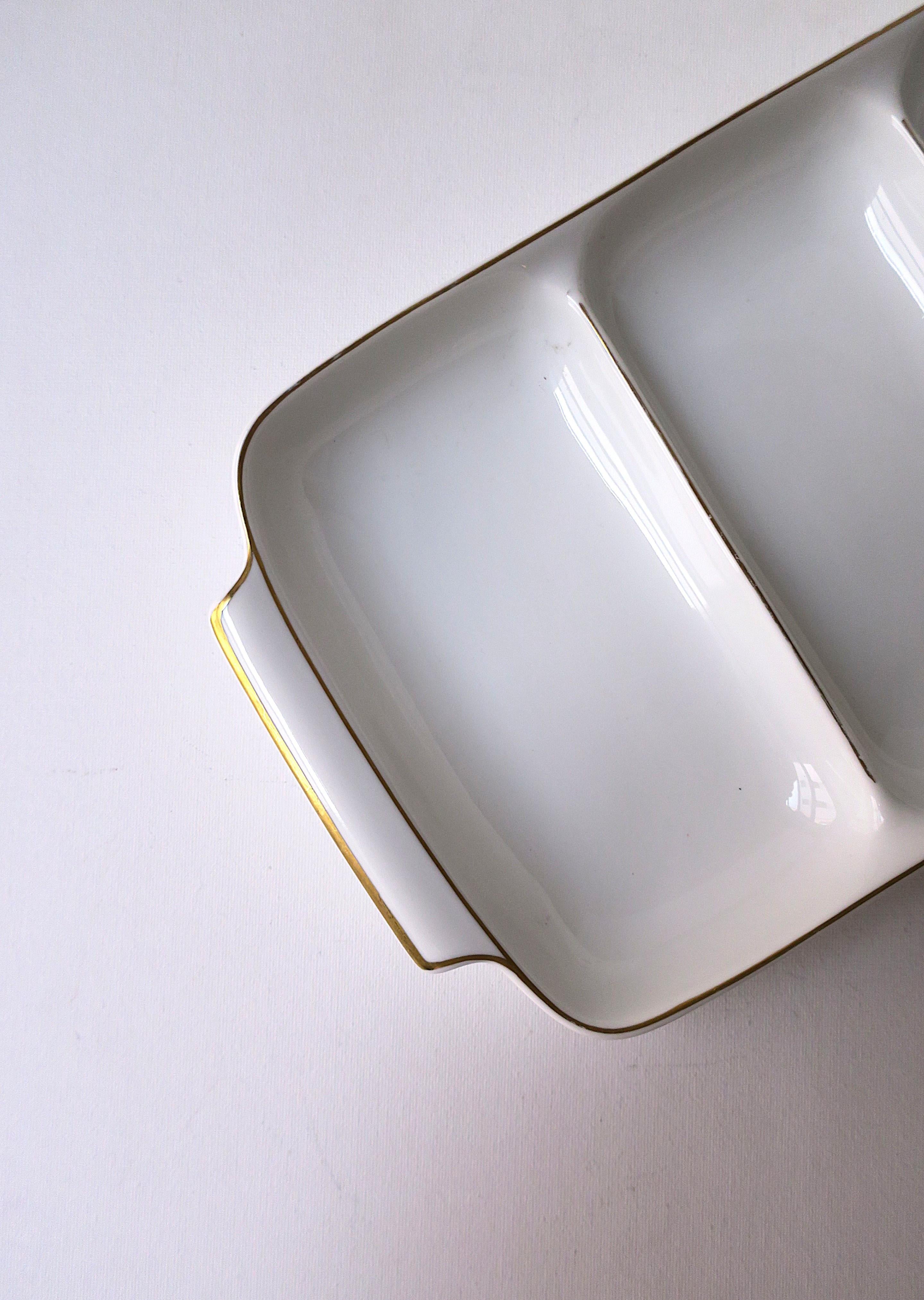 Plateau de service en porcelaine The Moderns en vente 1