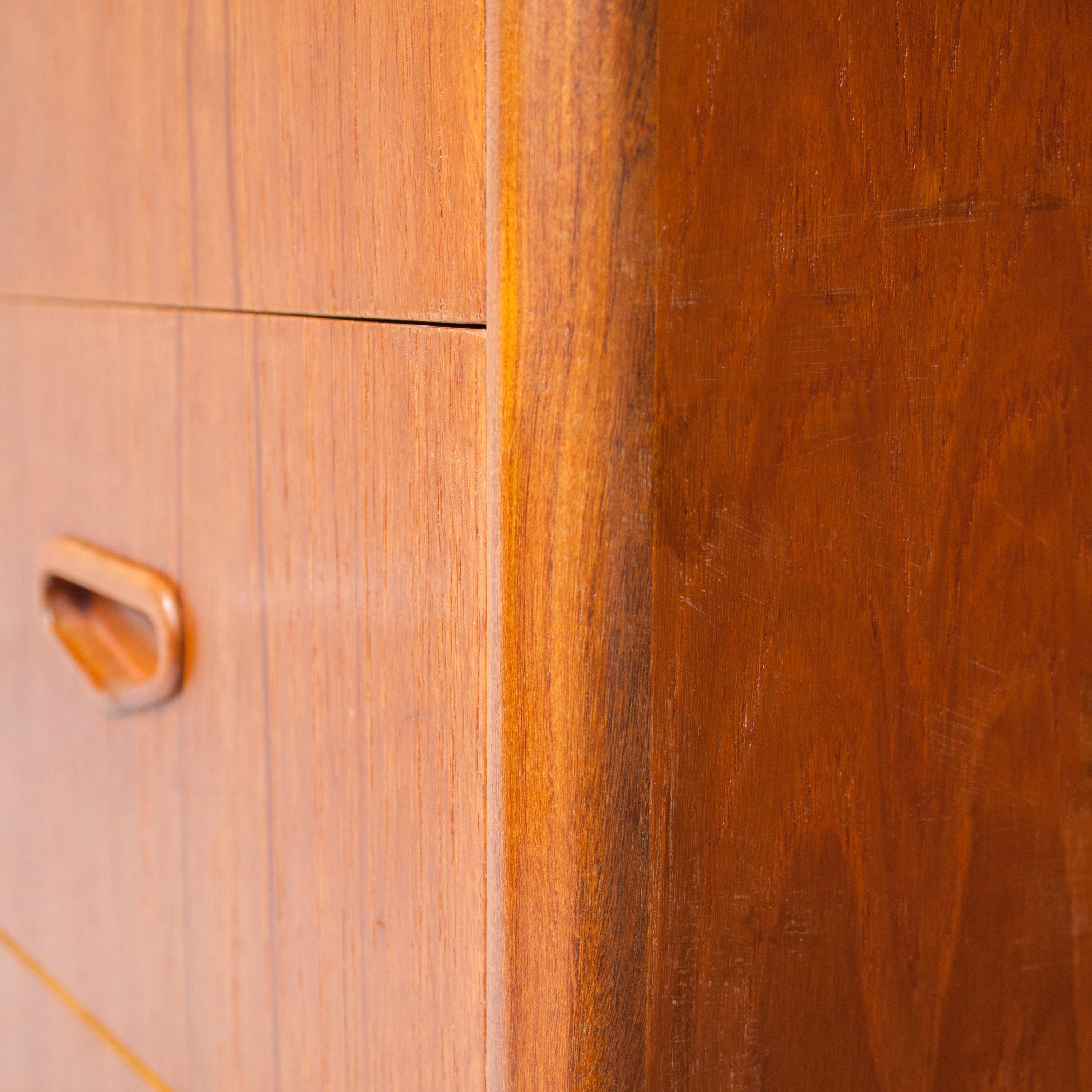 Mid-Century Modern Rectangular Teak Wood Swedish Sideboard, 1960 1