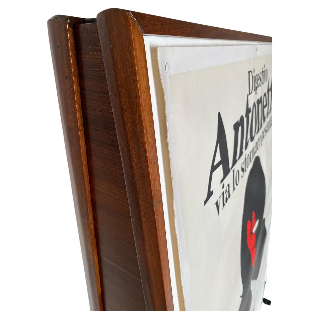 Separador de ambientes enrollable moderno de mediados de siglo, Italia Años 50 Acero en venta