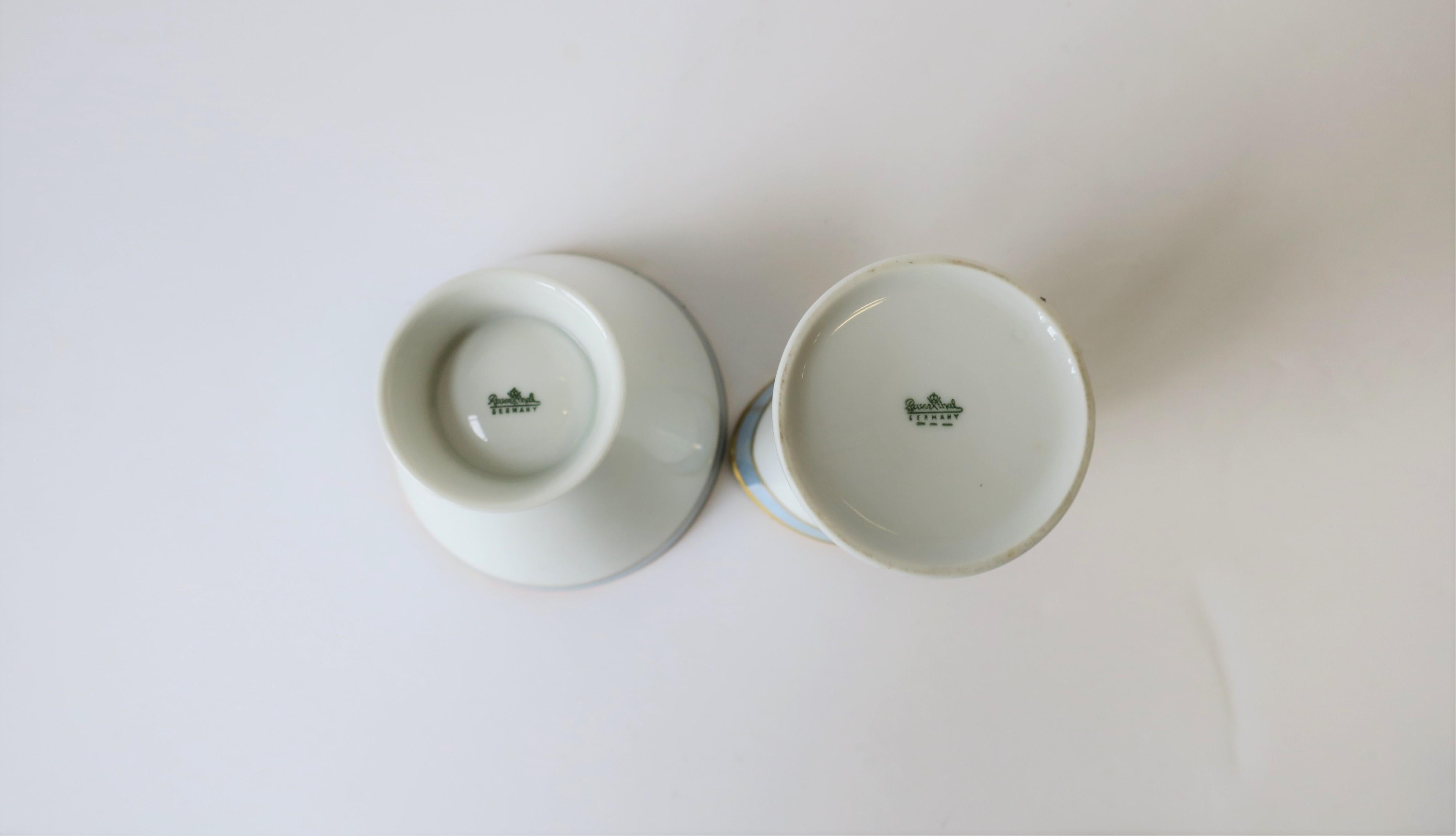 The Moderns Modern German Blue & White Porcelain Coffee or Tea Set by Rosenthal   en vente 6