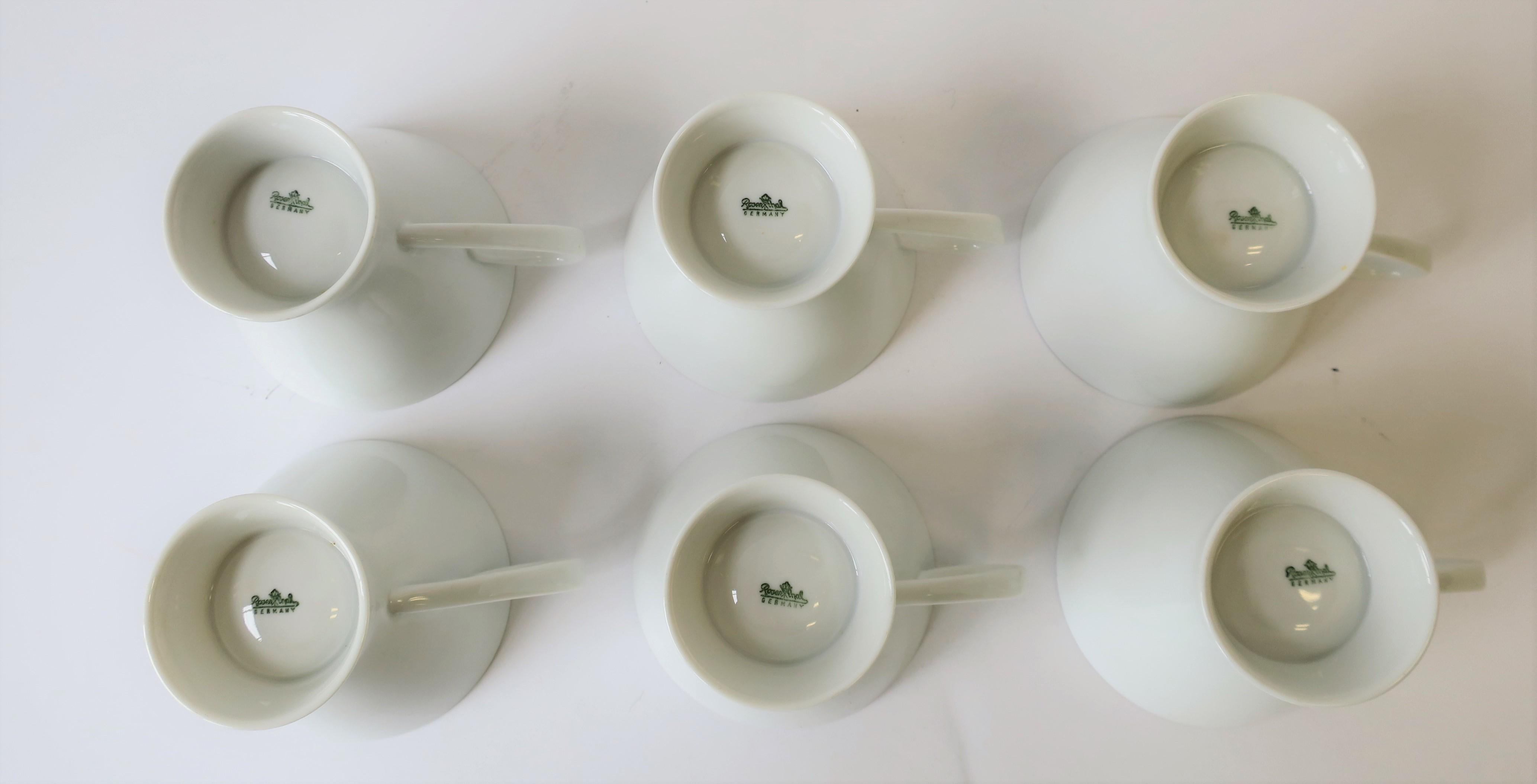 The Moderns Modern German Blue & White Porcelain Coffee or Tea Set by Rosenthal   en vente 7