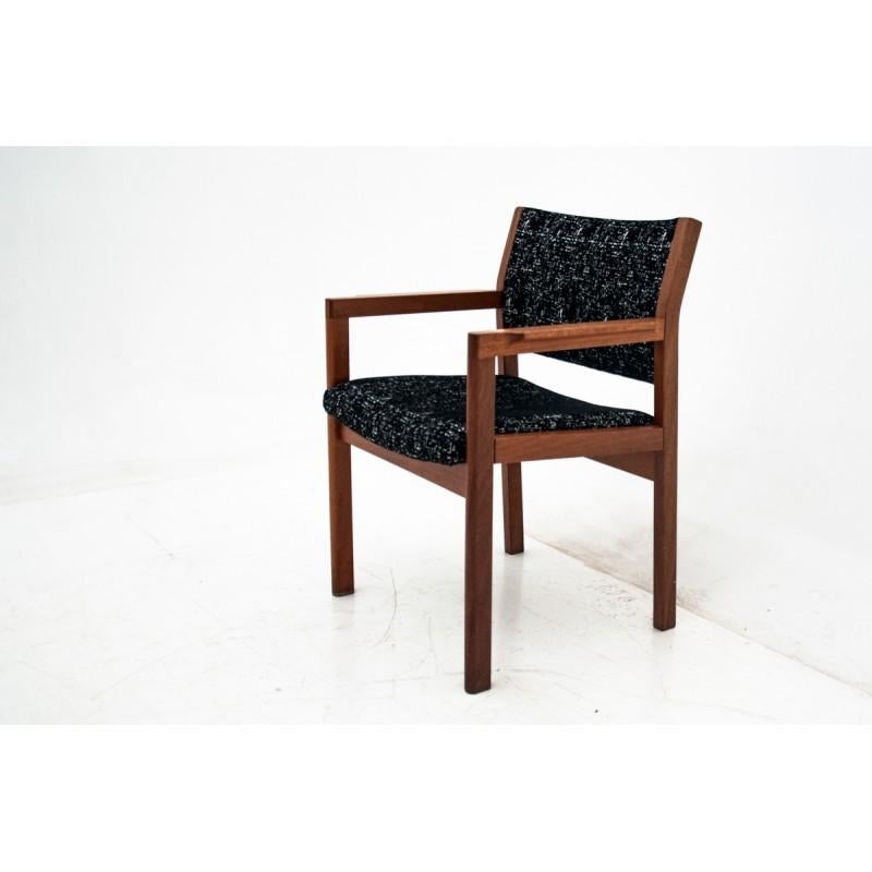 Mid-Century Modern Rosewood Armchair, Danish Design, 1960s In Good Condition In Chorzów, PL