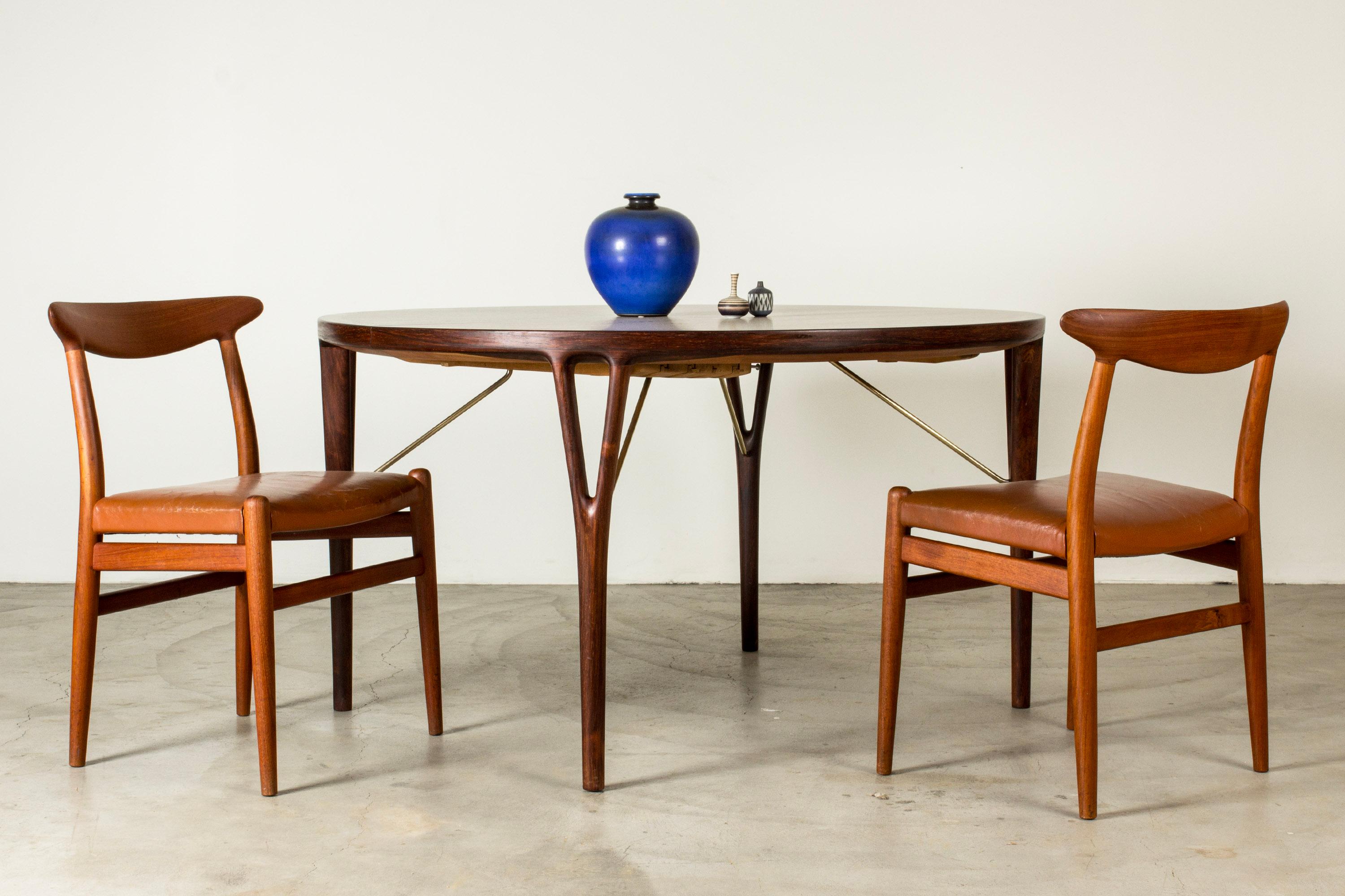 Midcentury Modern Rosewood Dining Table by Helge Vestergaard-Jensen, 1950s 6