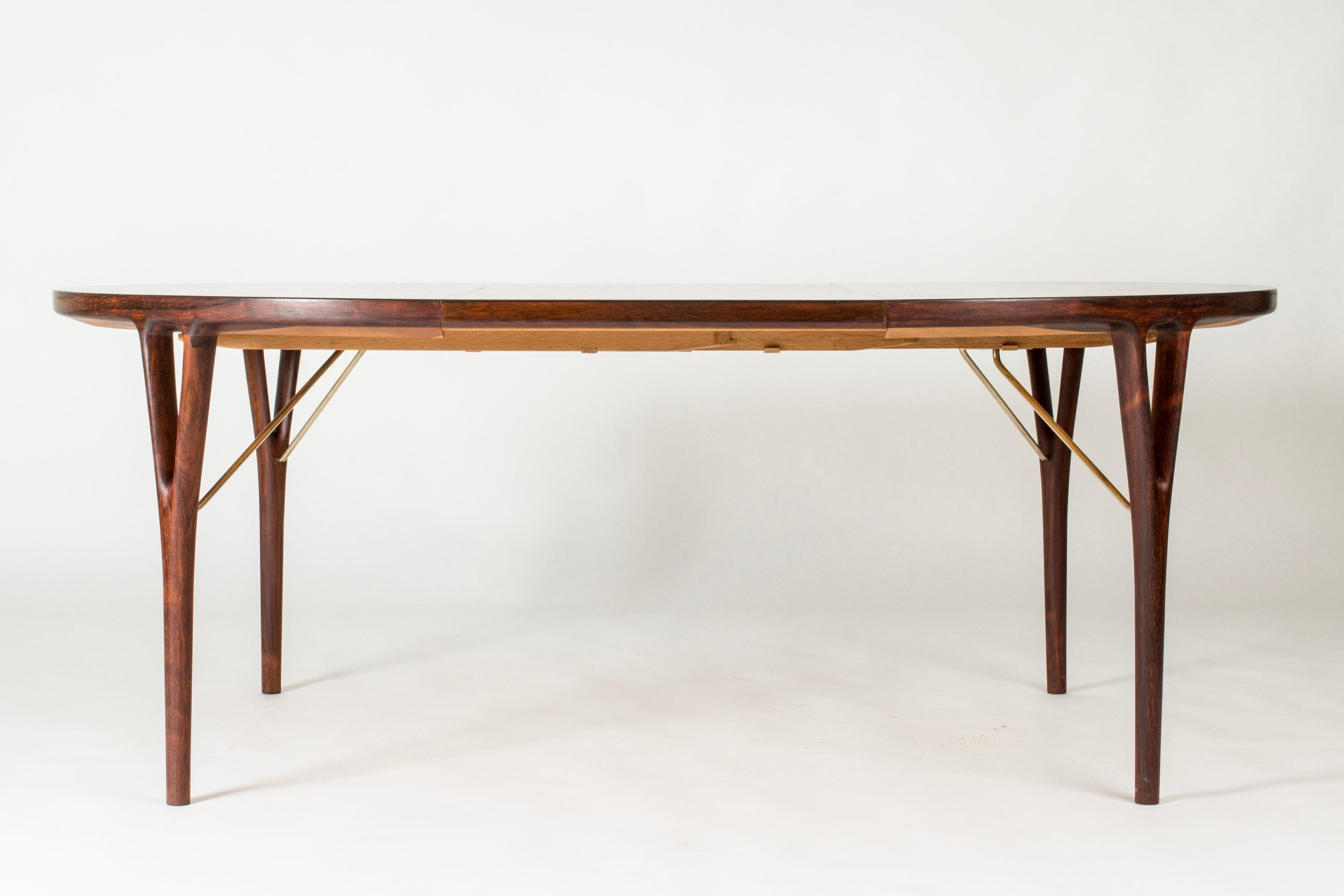Midcentury Modern Rosewood Dining Table by Helge Vestergaard-Jensen, 1950s 1