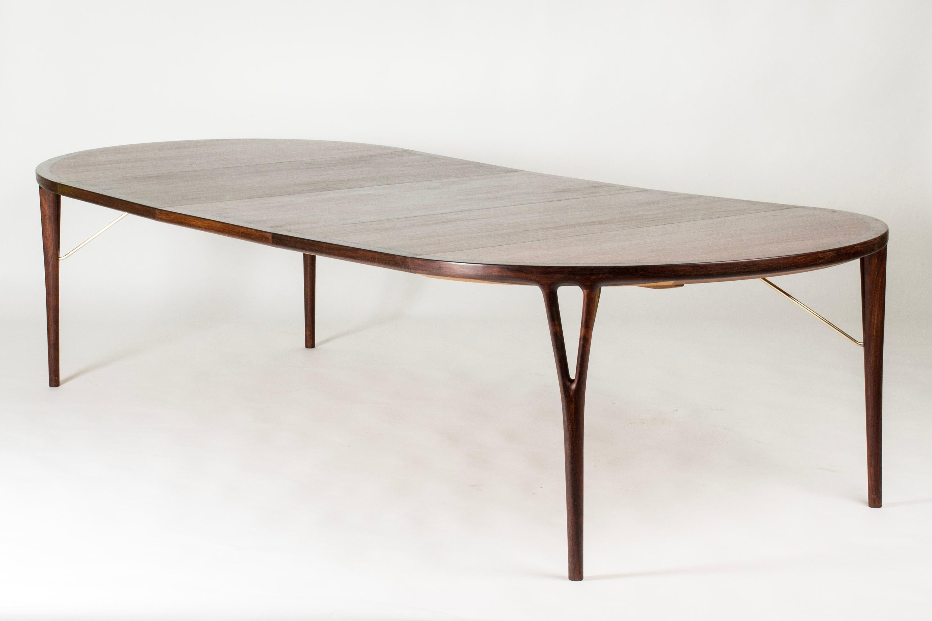 Midcentury Modern Rosewood Dining Table by Helge Vestergaard-Jensen, 1950s 3