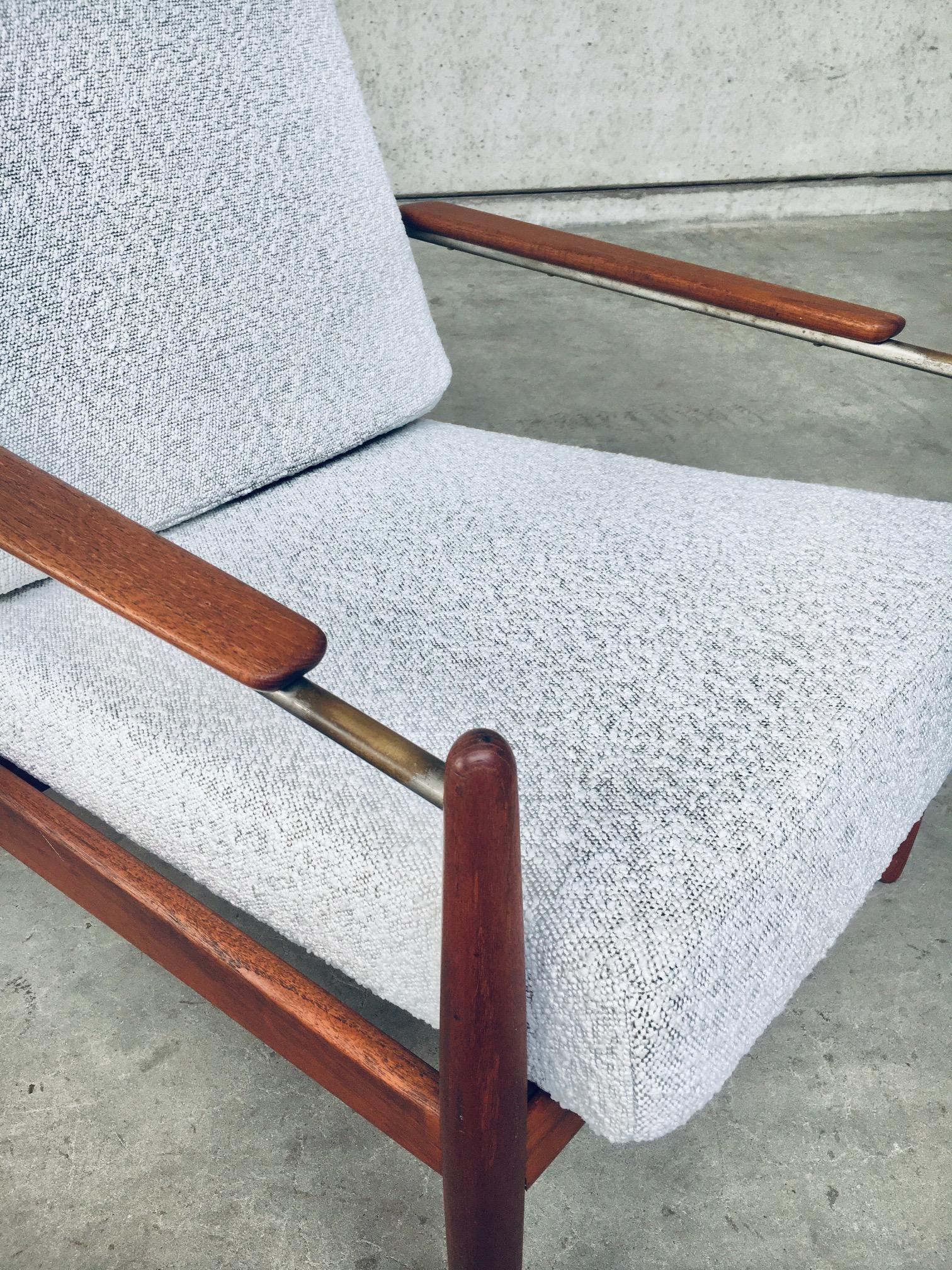 Moderner Sessel im skandinavischen Design aus der Mitte des Jahrhunderts Fauteuil, Dänemark, 1960er Jahre im Angebot 3