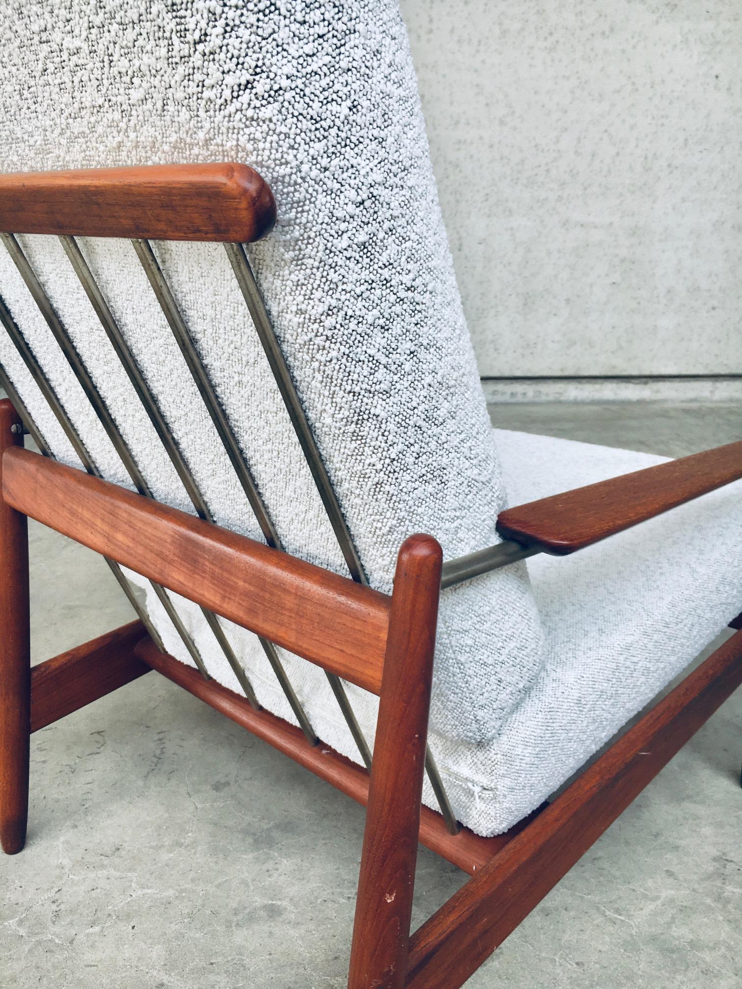 Moderner Sessel im skandinavischen Design aus der Mitte des Jahrhunderts Fauteuil, Dänemark, 1960er Jahre im Angebot 8