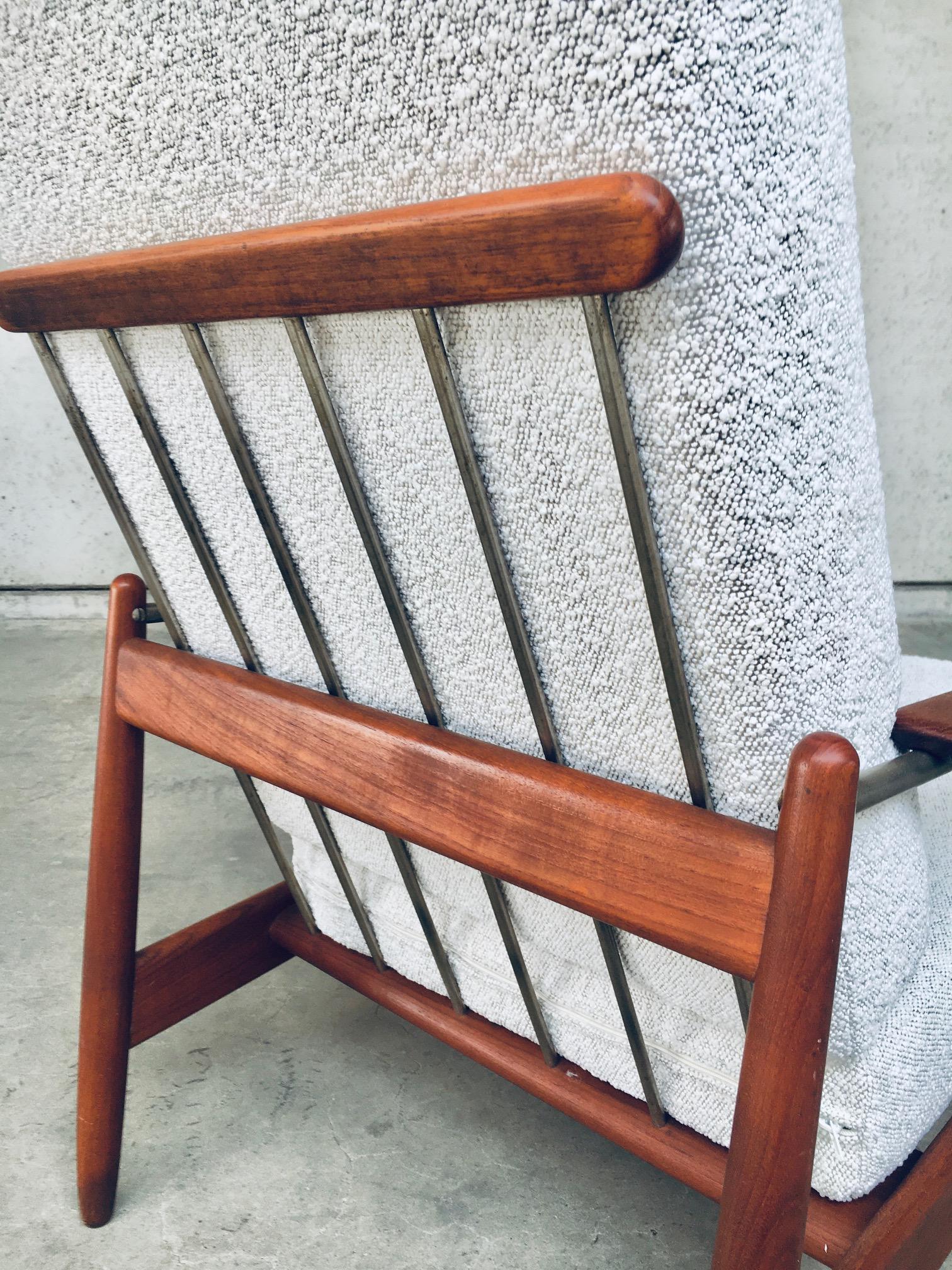Moderner Sessel im skandinavischen Design aus der Mitte des Jahrhunderts Fauteuil, Dänemark, 1960er Jahre im Angebot 9