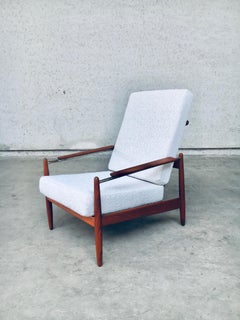 Mid-Century Modern Scandinavian Design Armchair Fauteuil, Denmark, 1960's