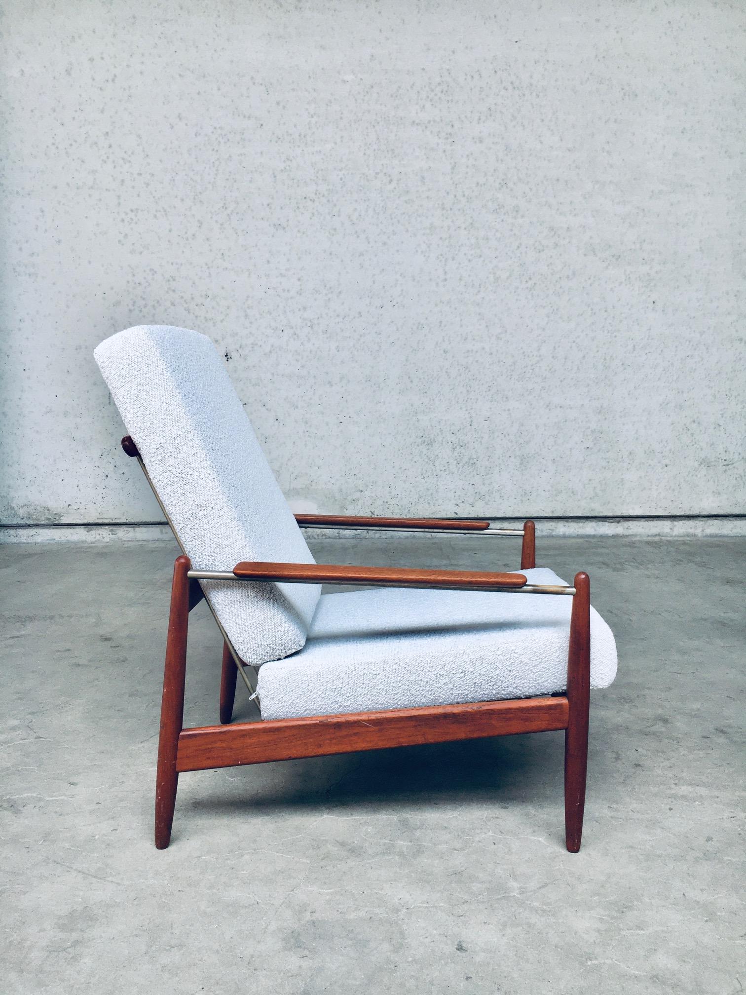 Moderner Sessel im skandinavischen Design aus der Mitte des Jahrhunderts Fauteuil, Dänemark, 1960er Jahre (Moderne der Mitte des Jahrhunderts) im Angebot