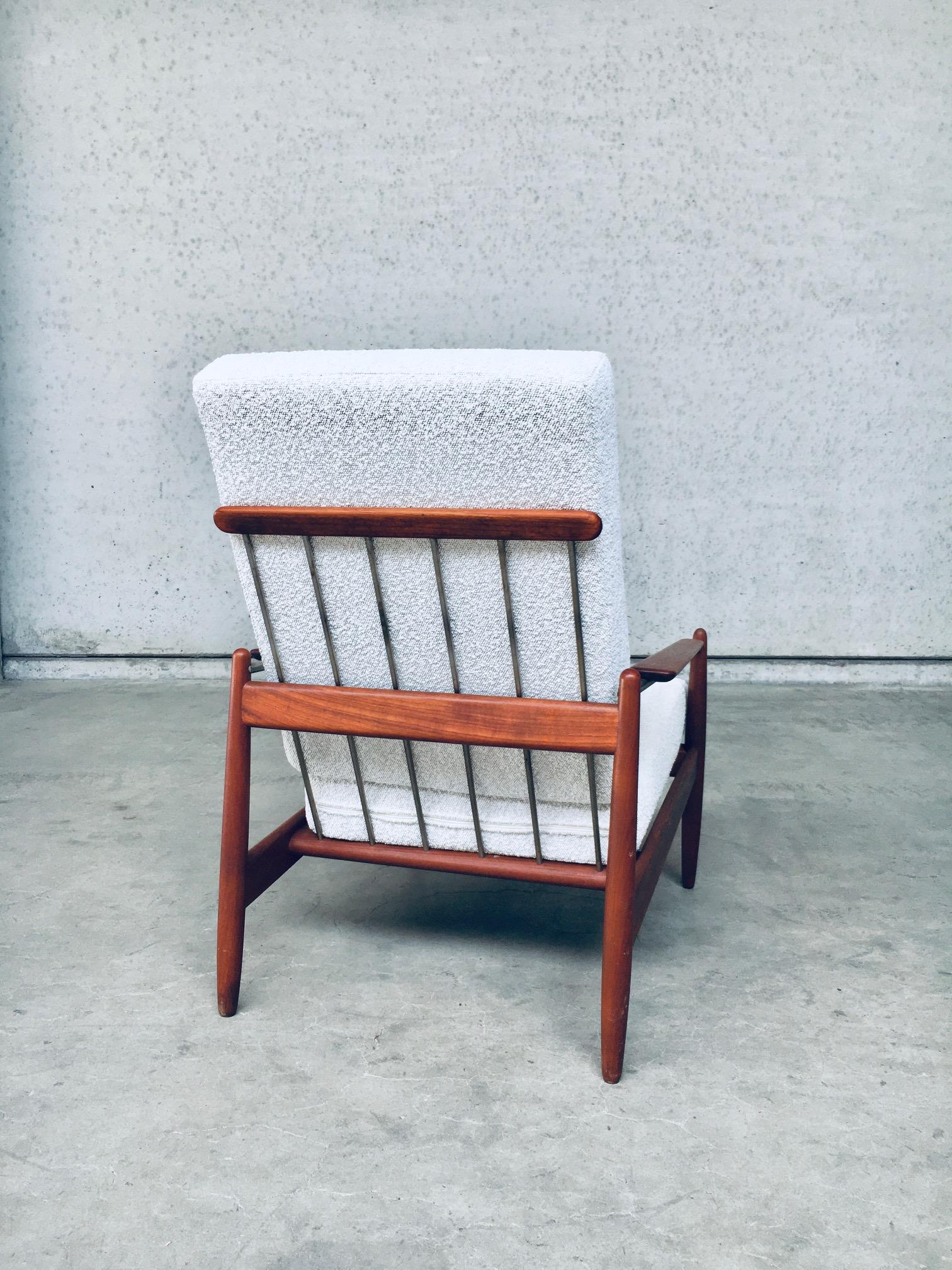 Moderner Sessel im skandinavischen Design aus der Mitte des Jahrhunderts Fauteuil, Dänemark, 1960er Jahre (Mitte des 20. Jahrhunderts) im Angebot