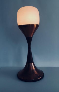 Midcentury Modern Scandinavian Design "Atomic" Low Floor Lamp, Denmark 1950's