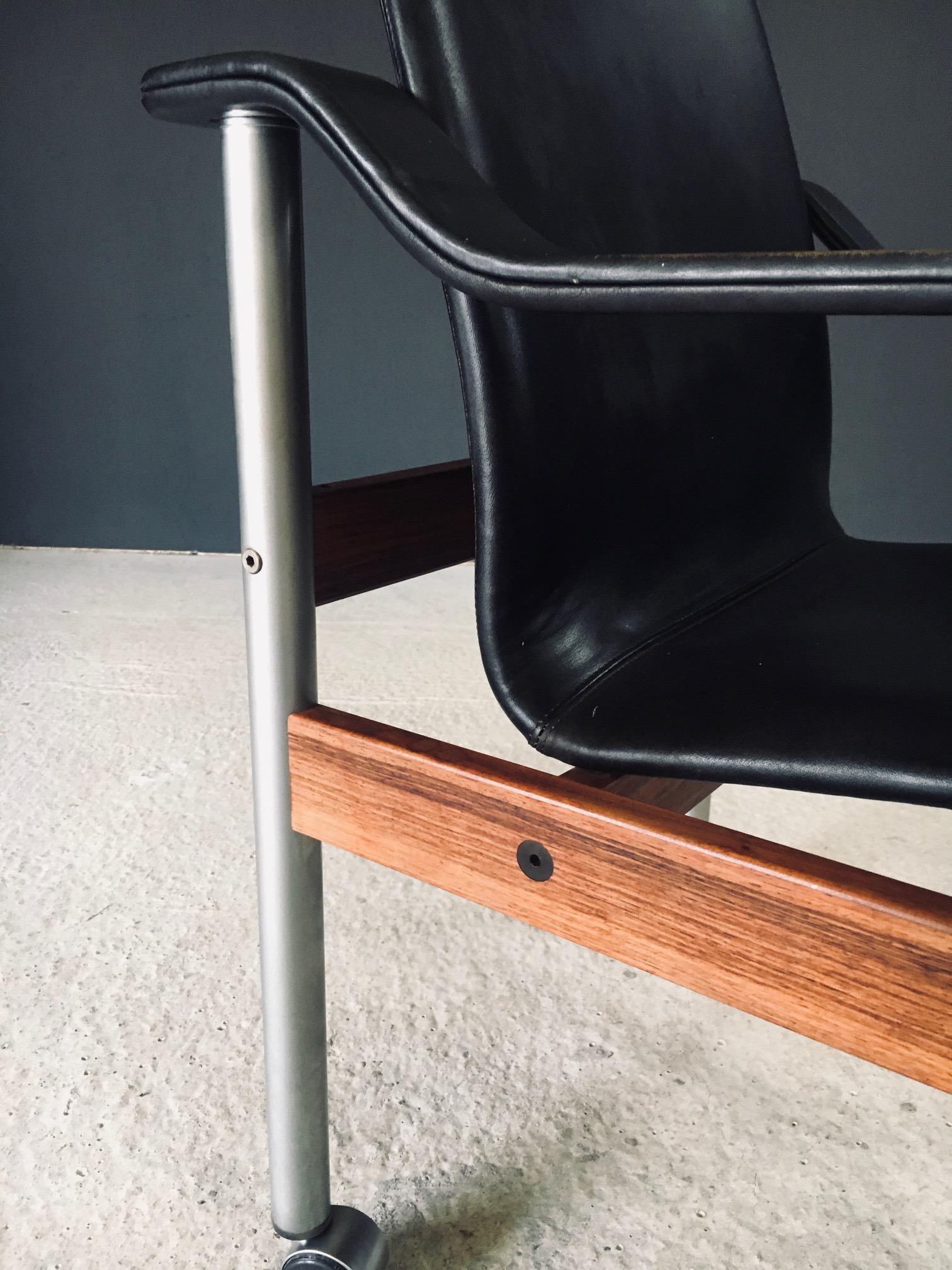 Midcentury Modern Scandinavian Design Office Chair by Dyrlund, Denmark 1960's For Sale 5