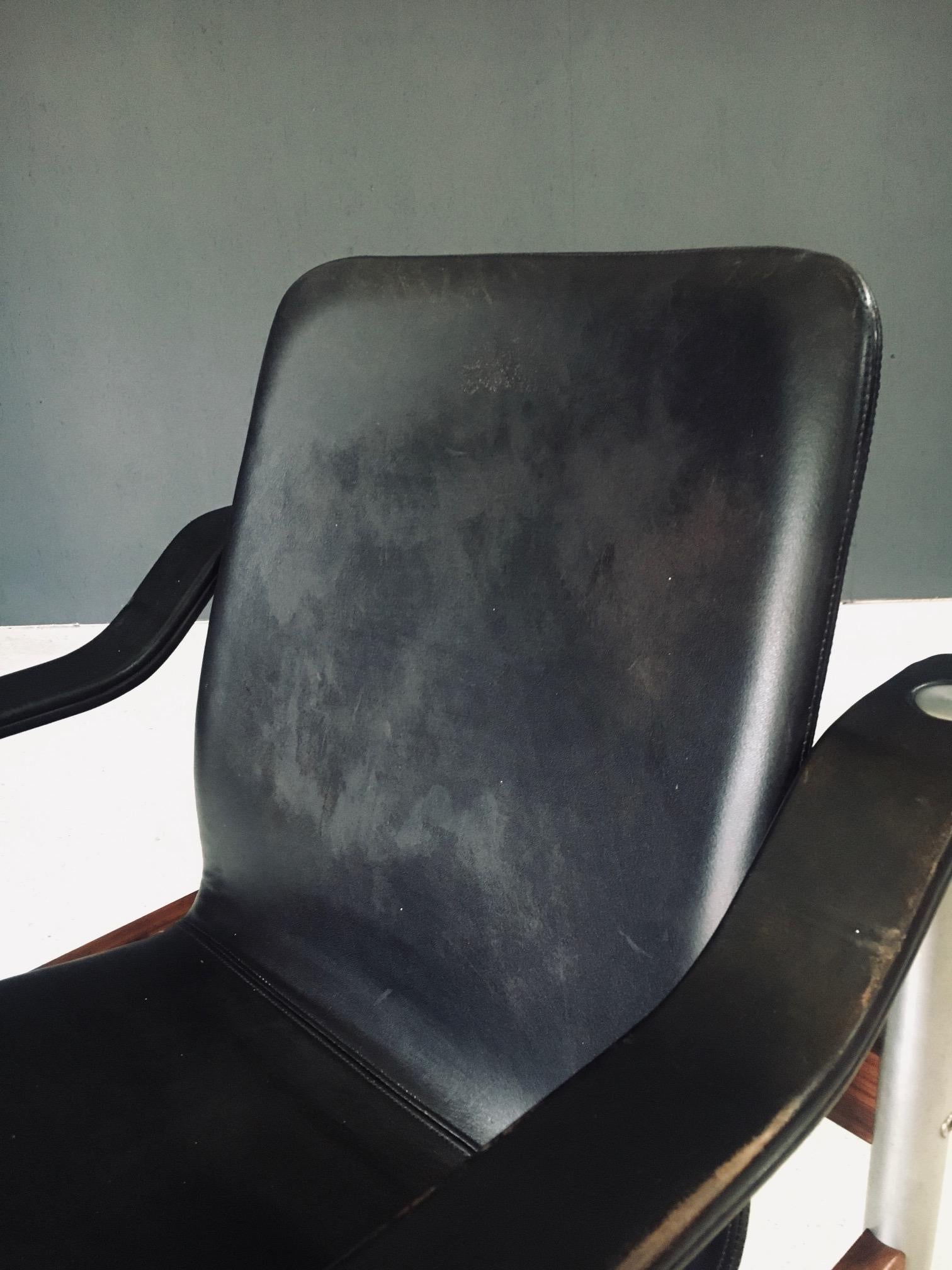 Midcentury Modern Scandinavian Design Office Chair by Dyrlund, Denmark 1960's For Sale 8