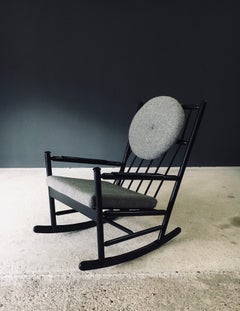 The Modern Scandinavian Design Rocking Chair, Suède 1960
s