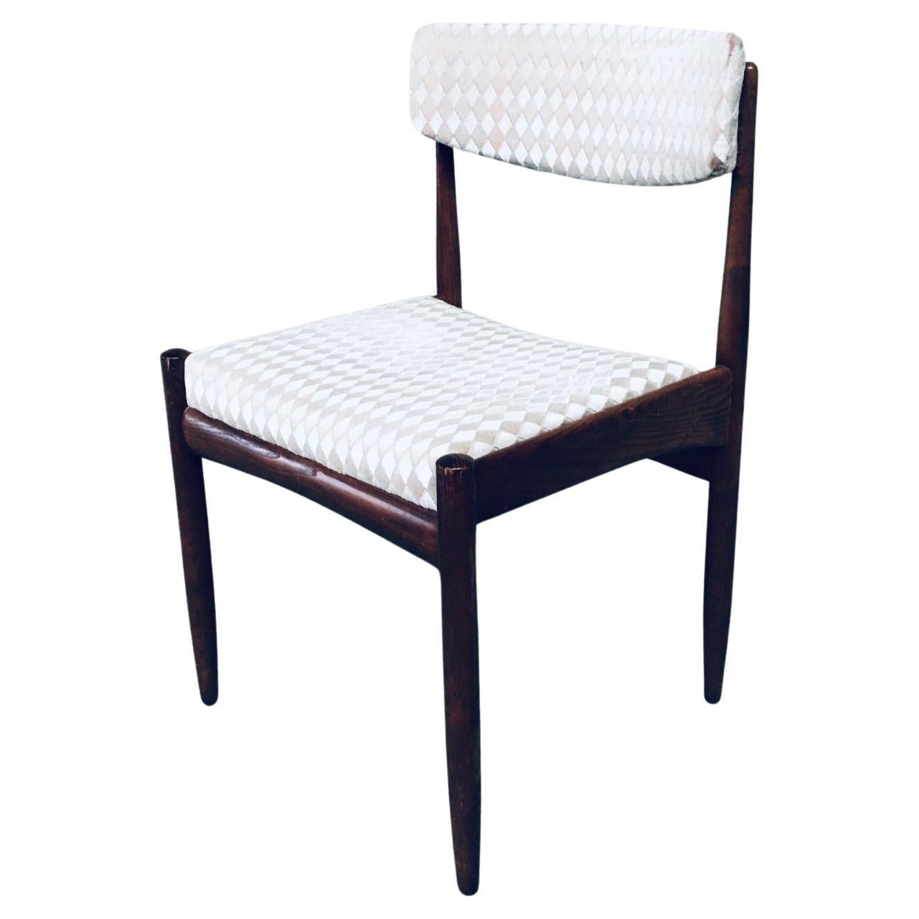 Mid-Century Modern Scandinavian Design Teak Dining Chair Set, 1960's