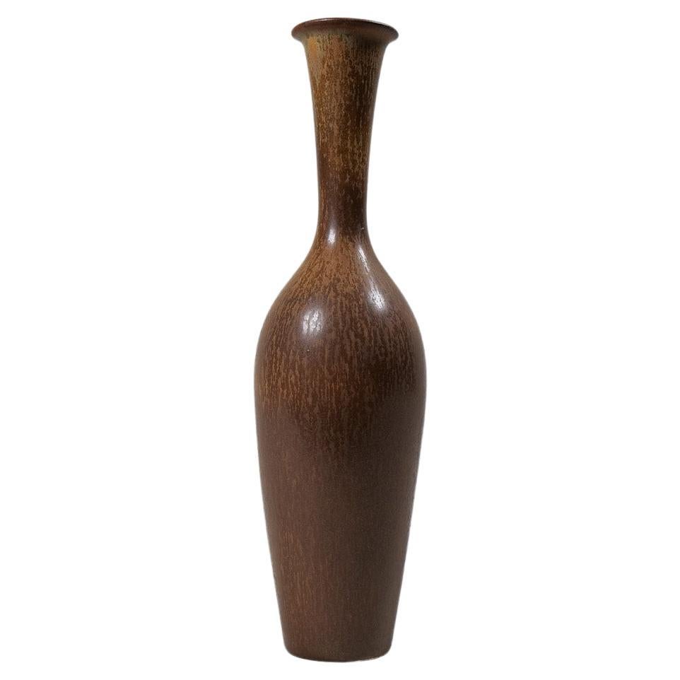 Midcentury Modern Skulpturale Vase aus Keramik Gunnar Nylund Rörstrand Schweden im Angebot