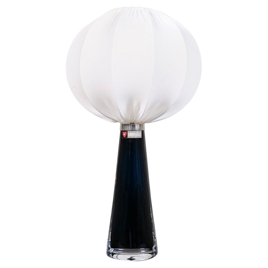 Moderne skulpturale Tischlampe aus der Mitte des Jahrhunderts von Carl Fagerlund Orrefors Schweden