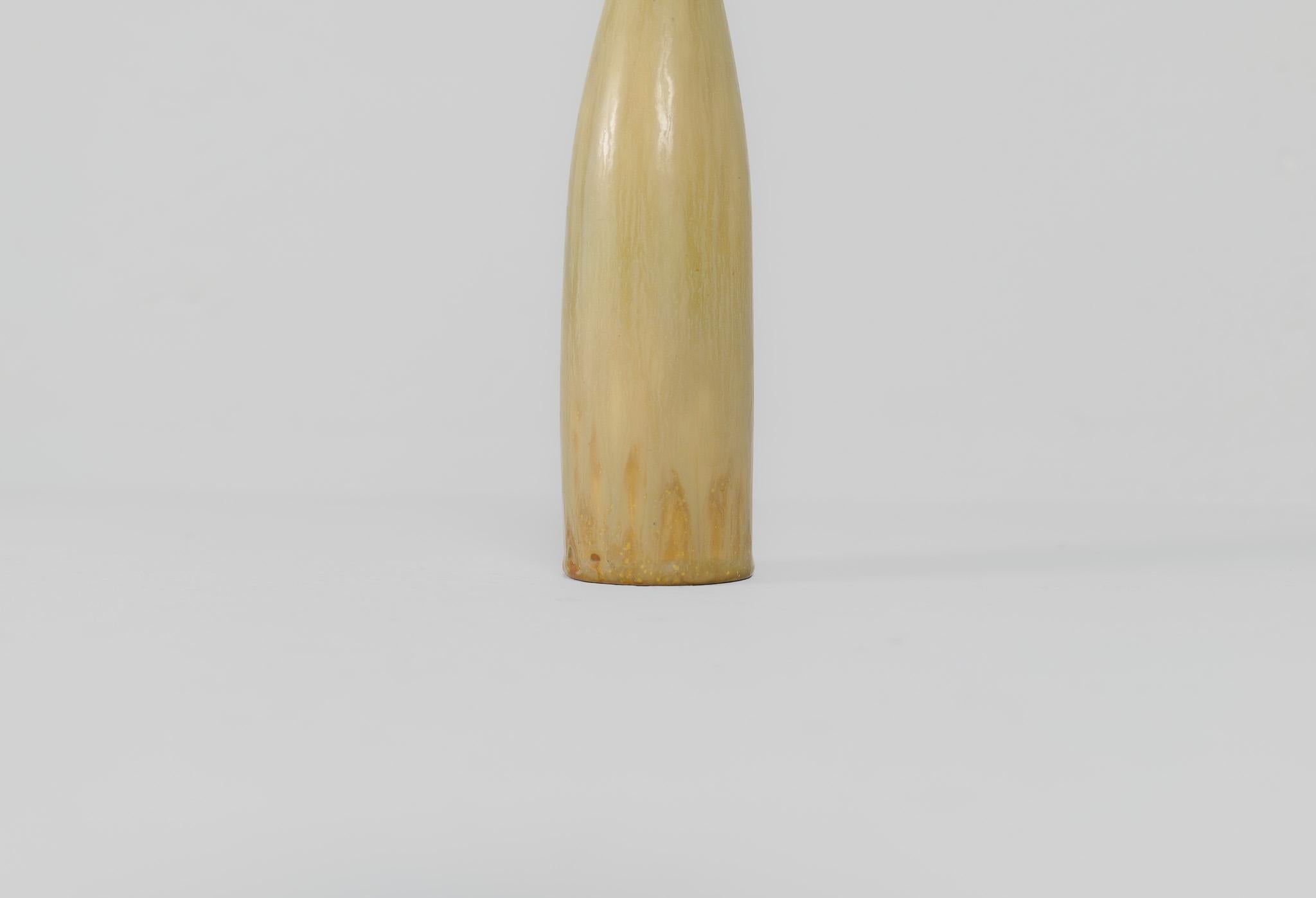 Midcentury Modern Sculptural Vase Rörstrand by Carl Harry Stålhane, Sweden, 1950 For Sale 3