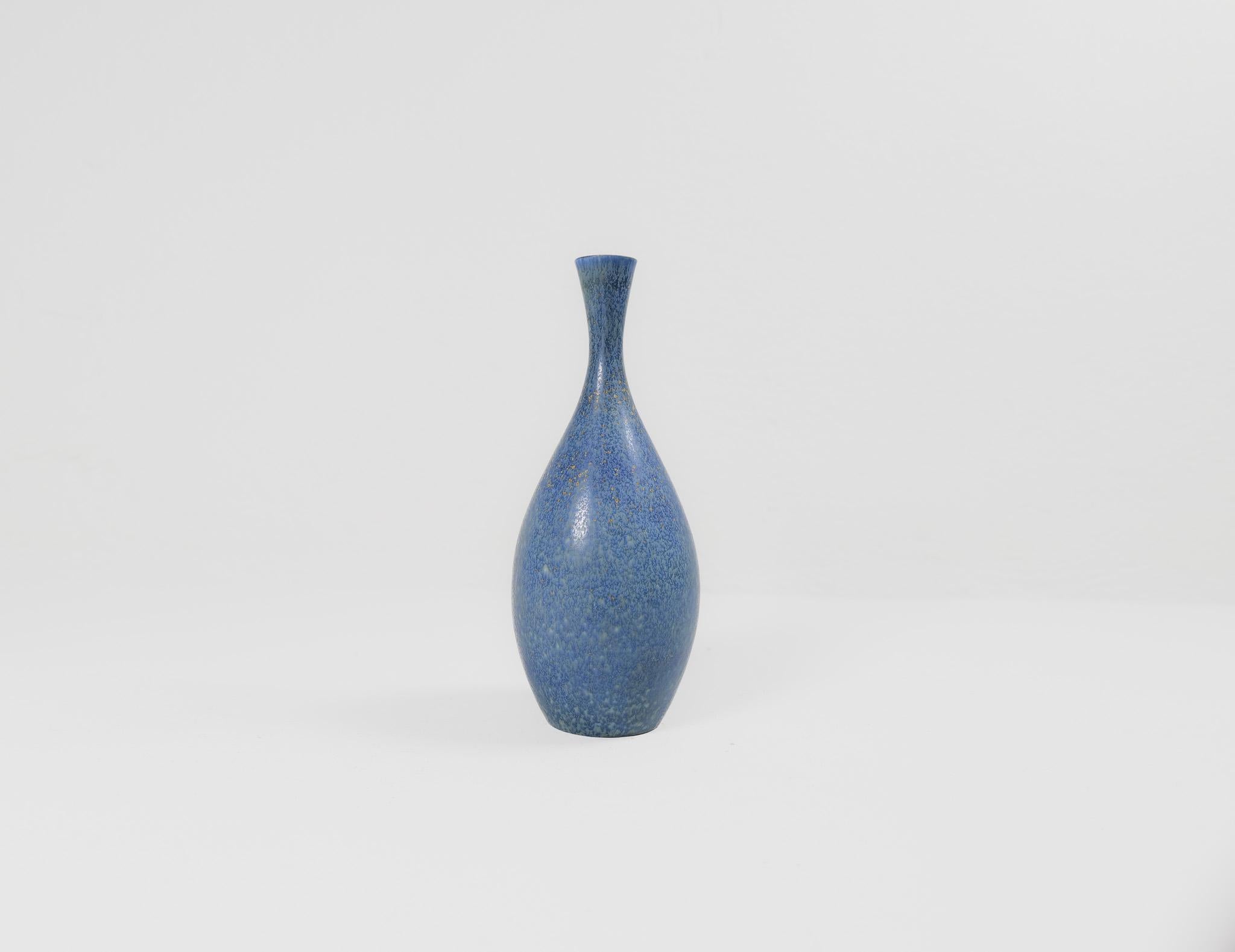 Ceramic Midcentury Modern Scultural Stoneware Vase Carl Harry Stålhane, Sweden 1950s