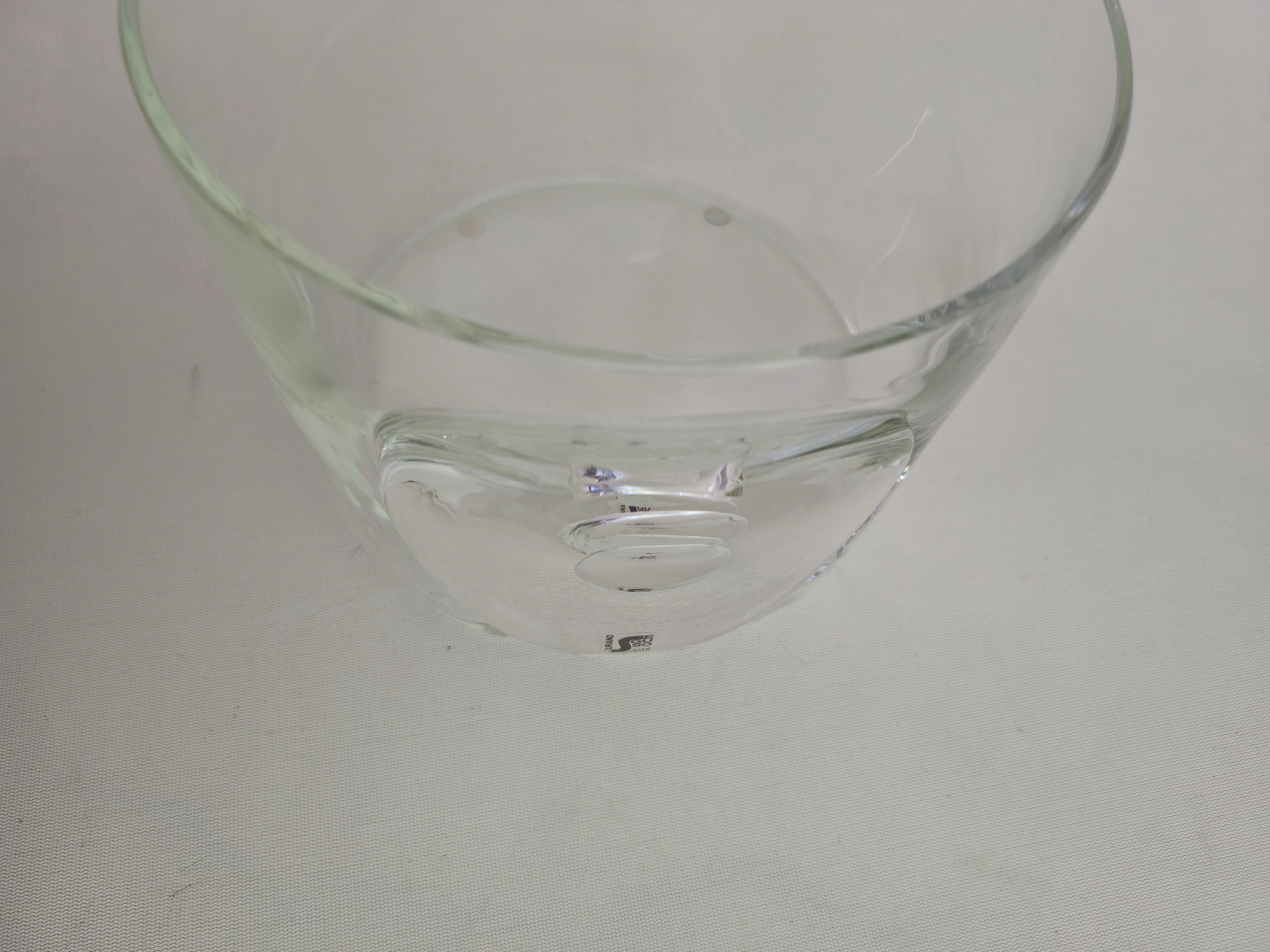 Midcentury Modern Seguso Tafelaufsatz aus Murano Glas Italienisches Design 1960/70er Jahre im Angebot 6